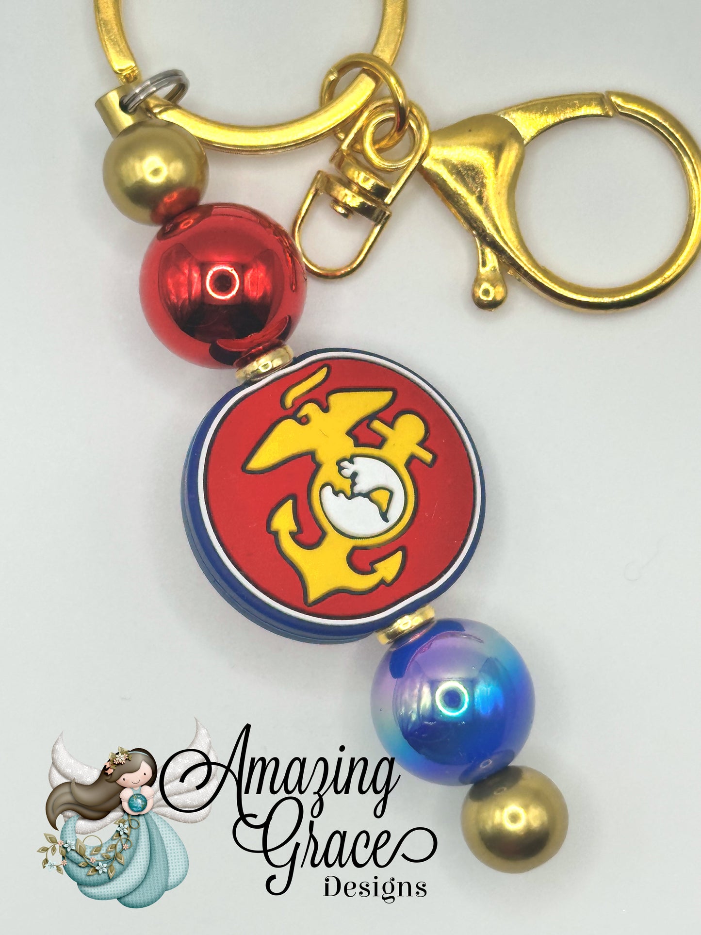 US Marine Corps Emblem Keychain