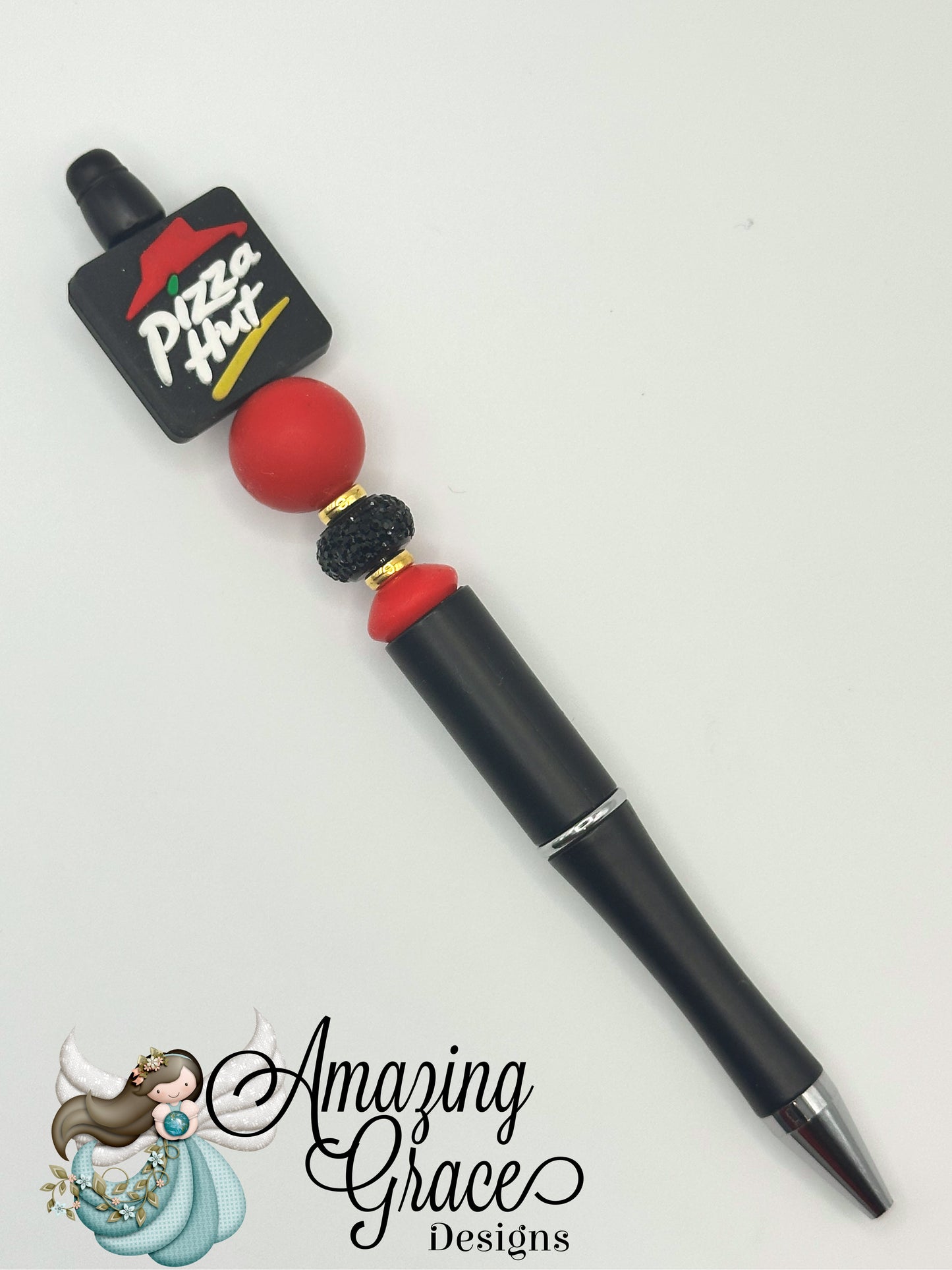 Pizza Beaded Pen