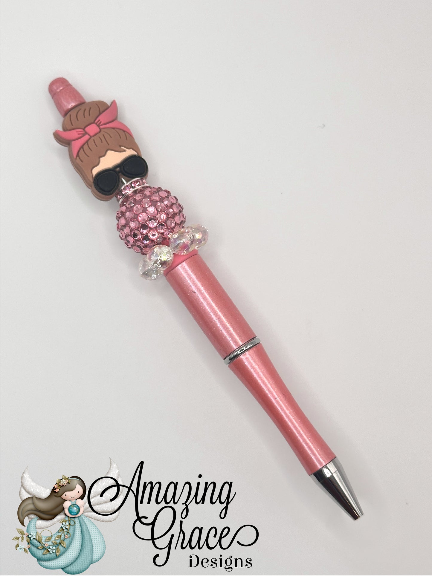 Busy Mom Life Beaded Pen