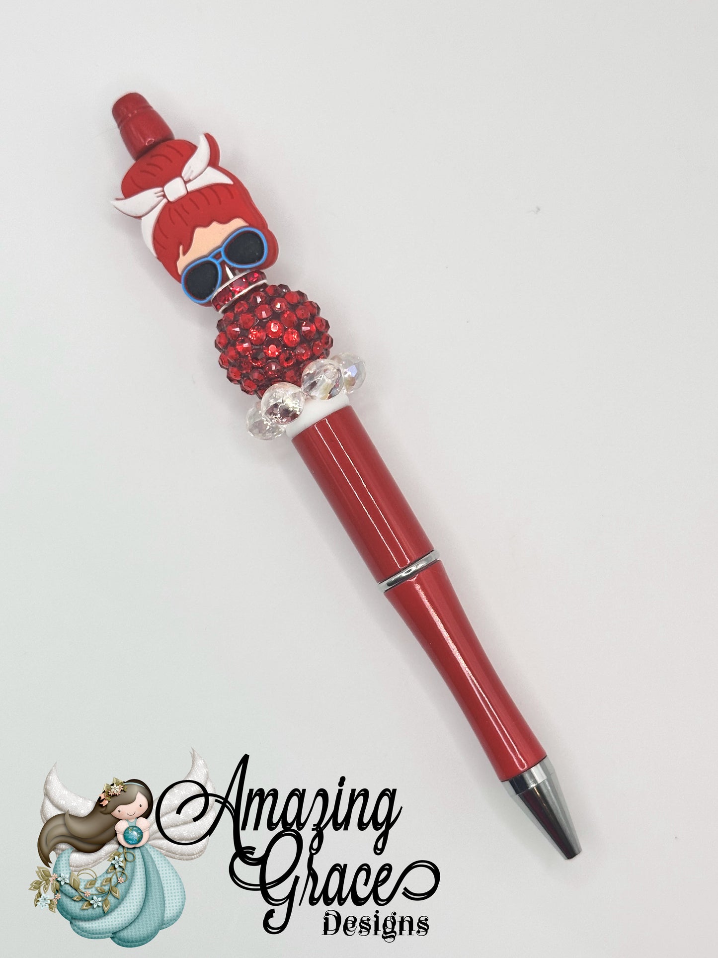 Busy Mom Life Beaded Pen