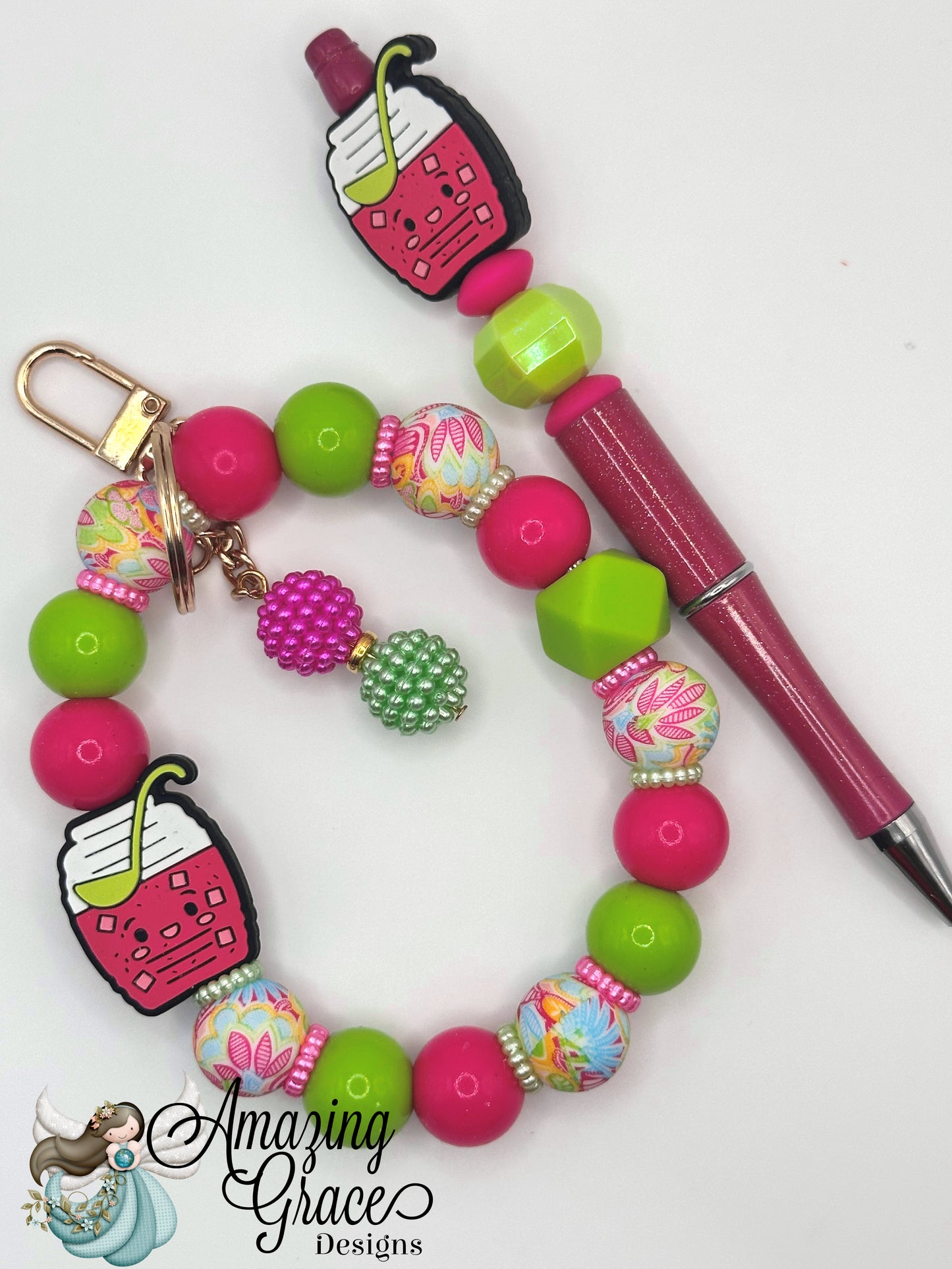 Sweet Sips Pen & Wristlet Set