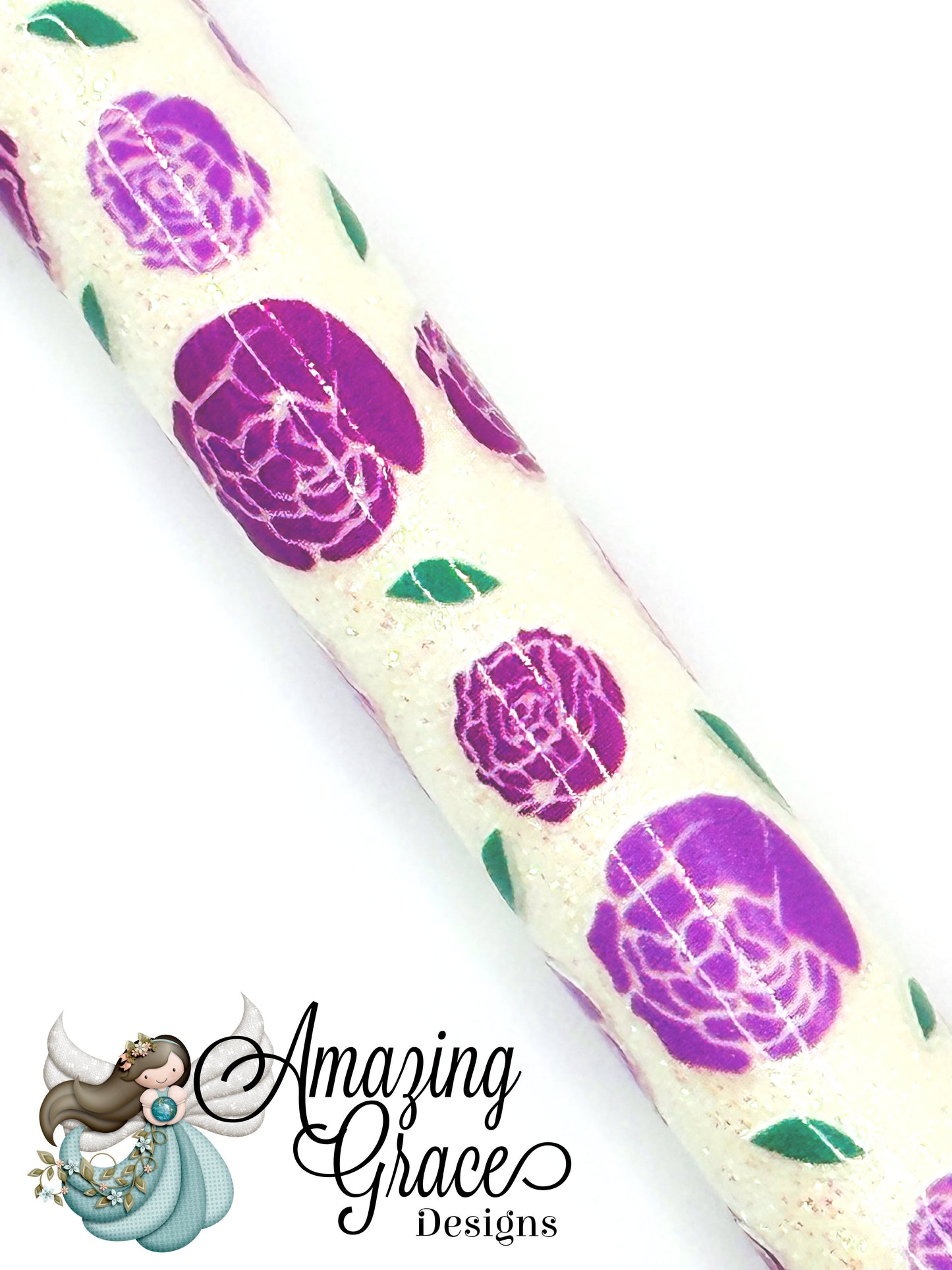 Purple Rose Glitter UVDTF Pen