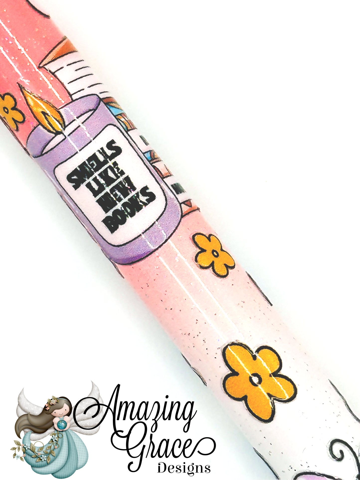 Book Lover "One More Chapter" UVDTF Pen