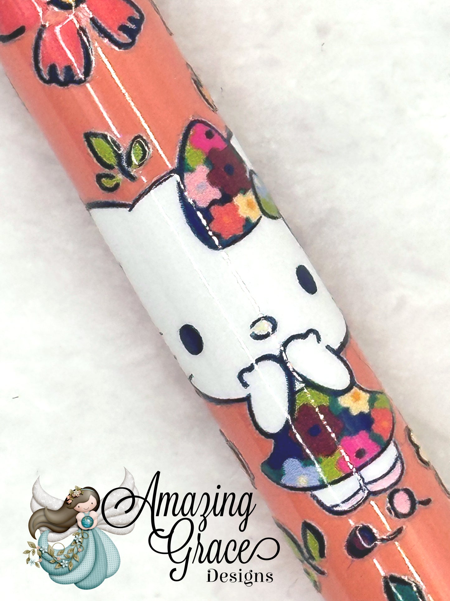 Peach Blossom Character Pen