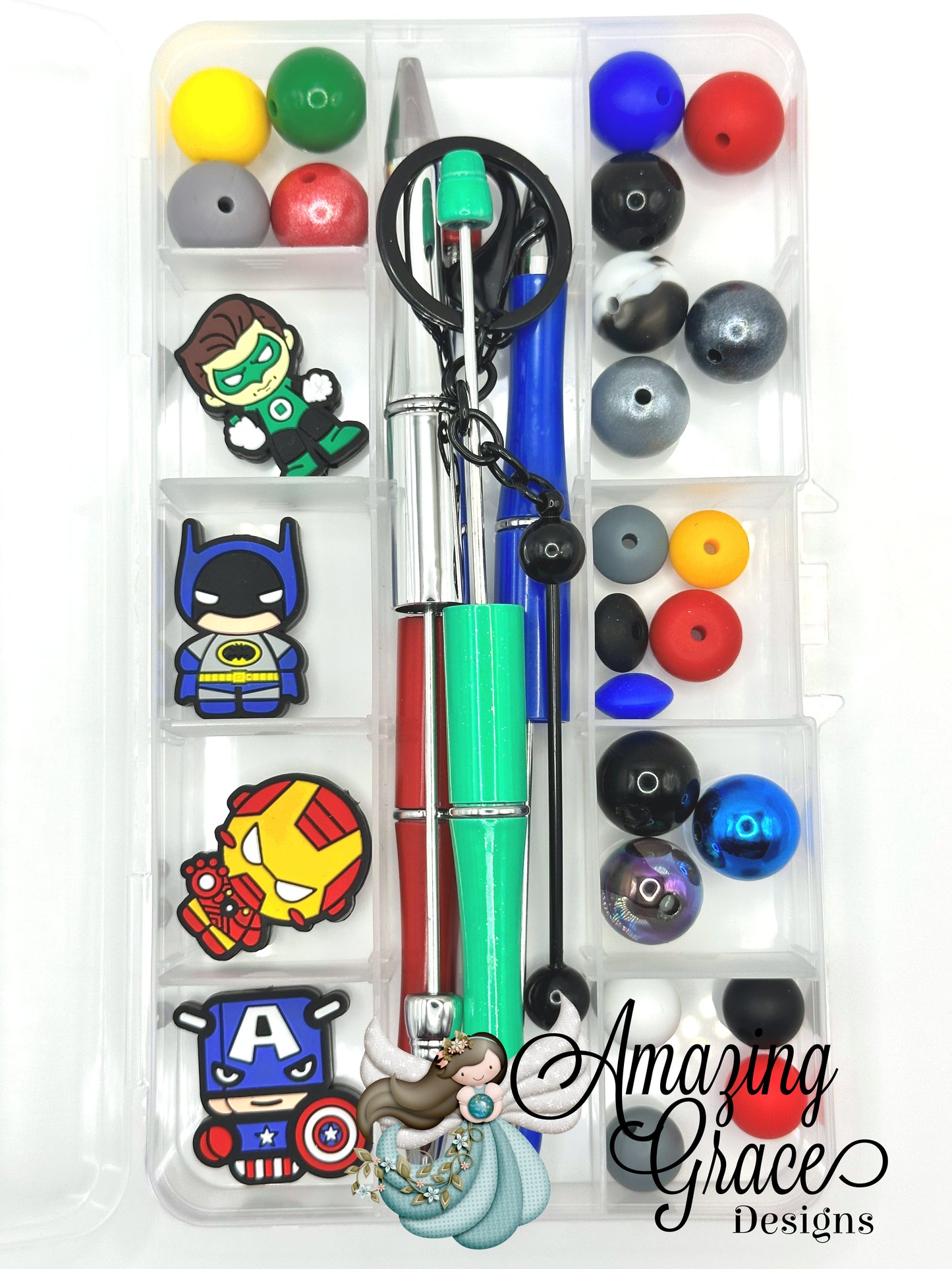 Heroic Adventures Beaded Pen & Keybar Kit - Create 5 Items