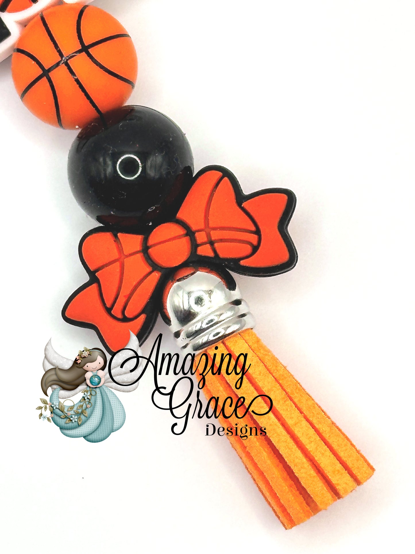 Hardwood Hype: Basketball Mom Keychain & Bag Bling!