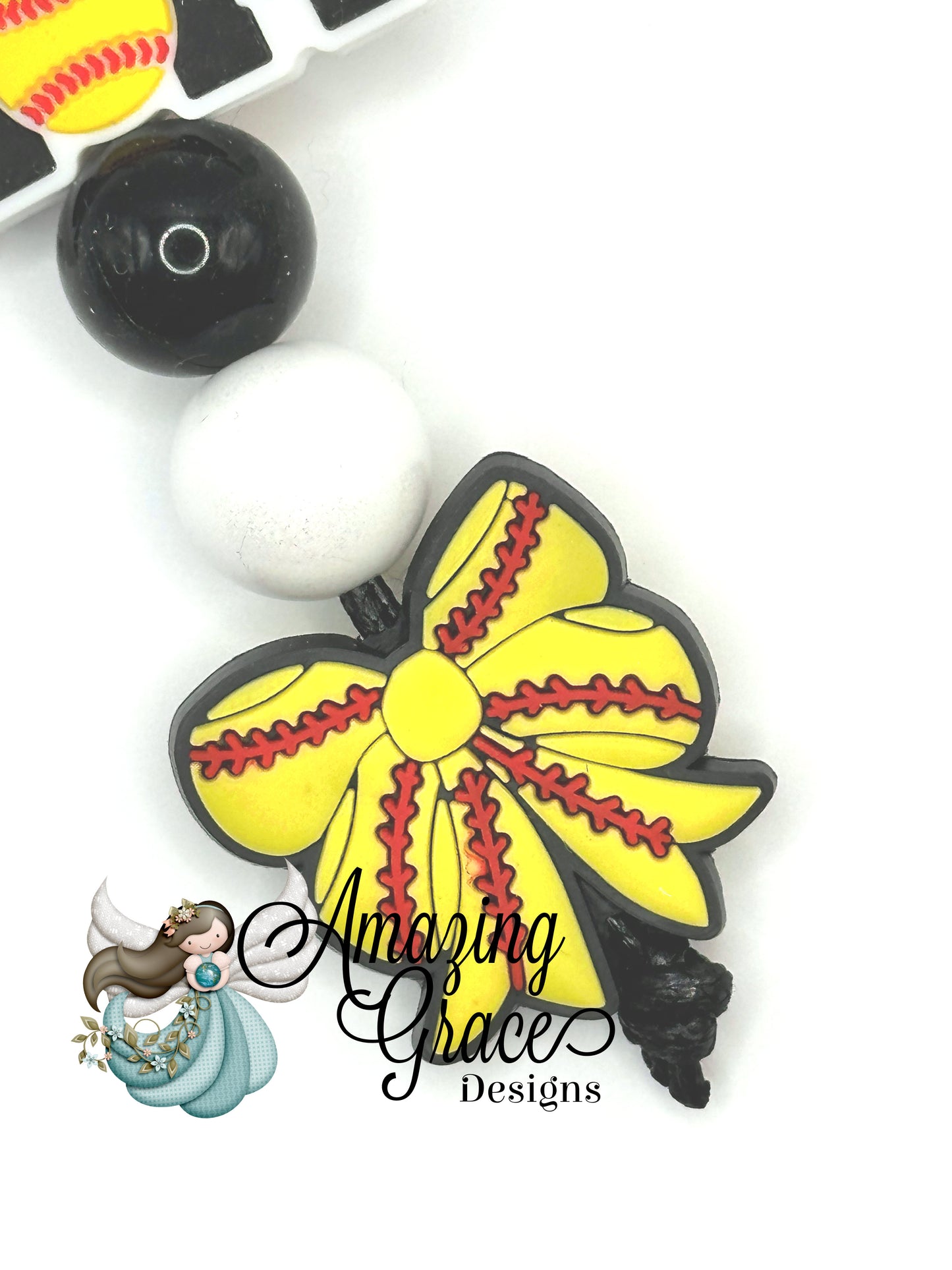 Softball Mom Dugout Diva Charm - Game Day Ready!