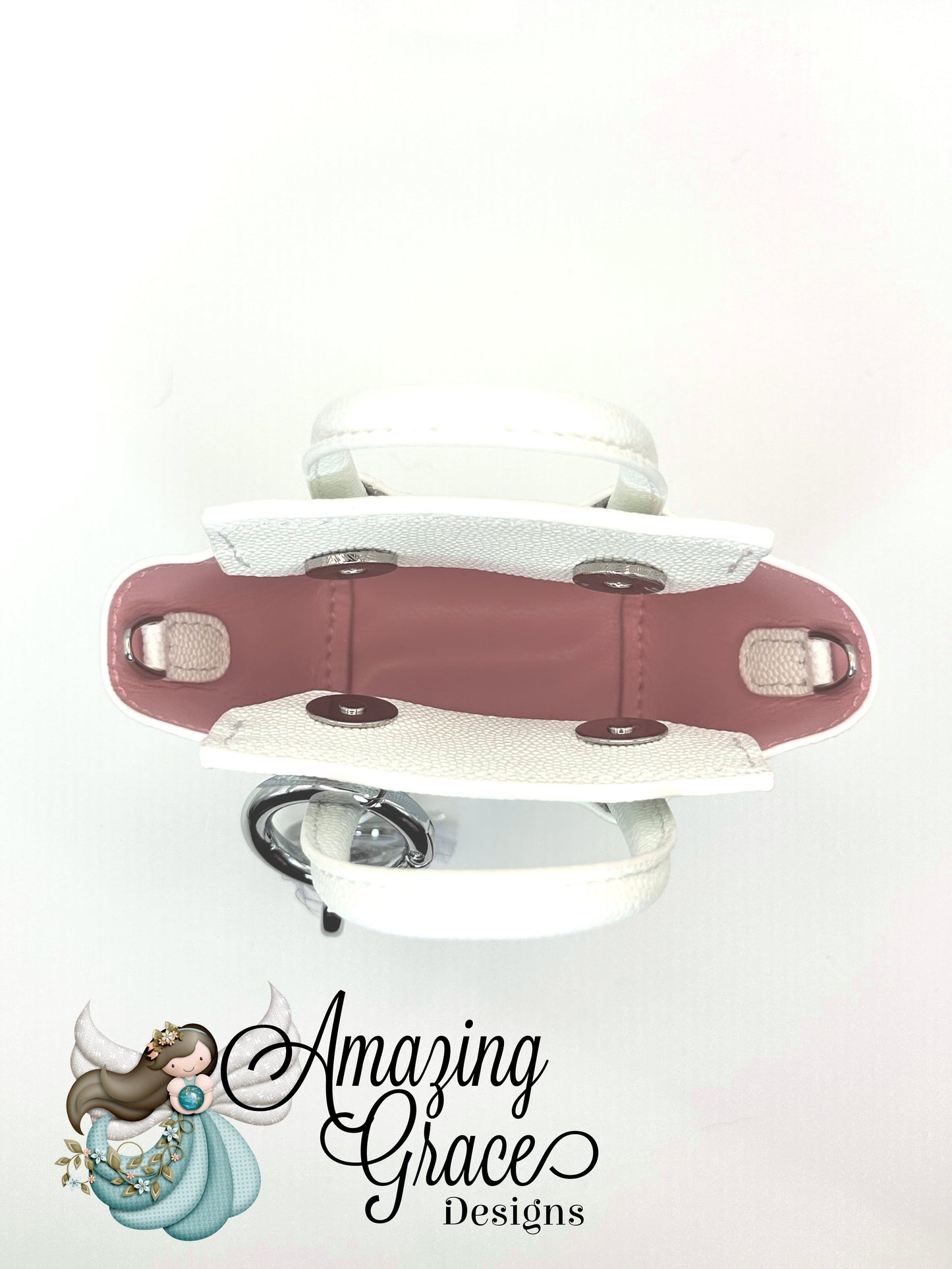 Quilted Faux Leather Mini Bag with Silver Chain