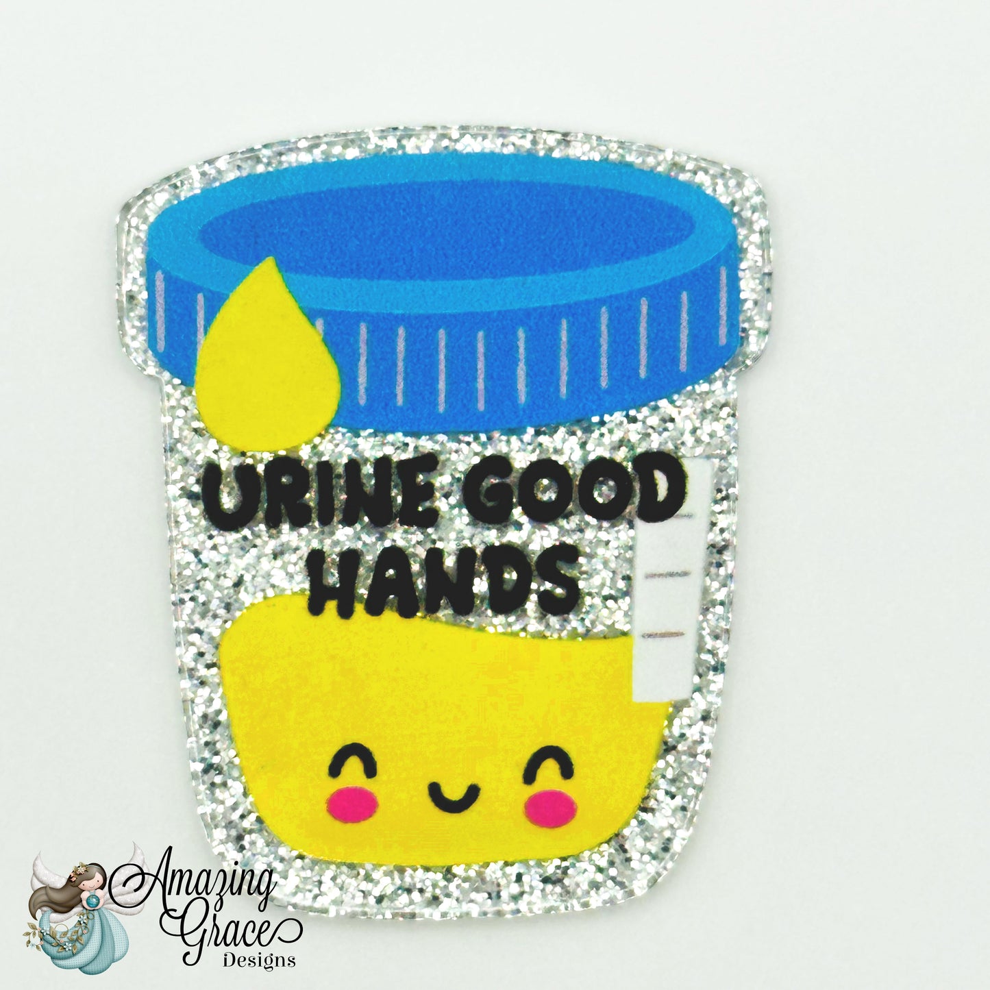 Urine Cup Badge Reel Topper