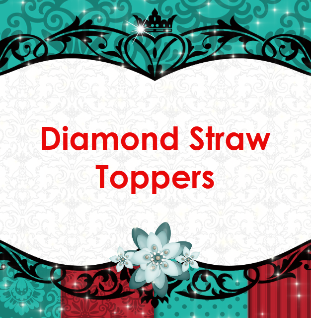 Diamond Straw Toppers – Amazing Grace Designs
