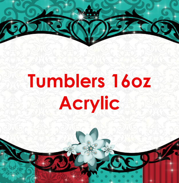 Tumblers 16oz Acrylic