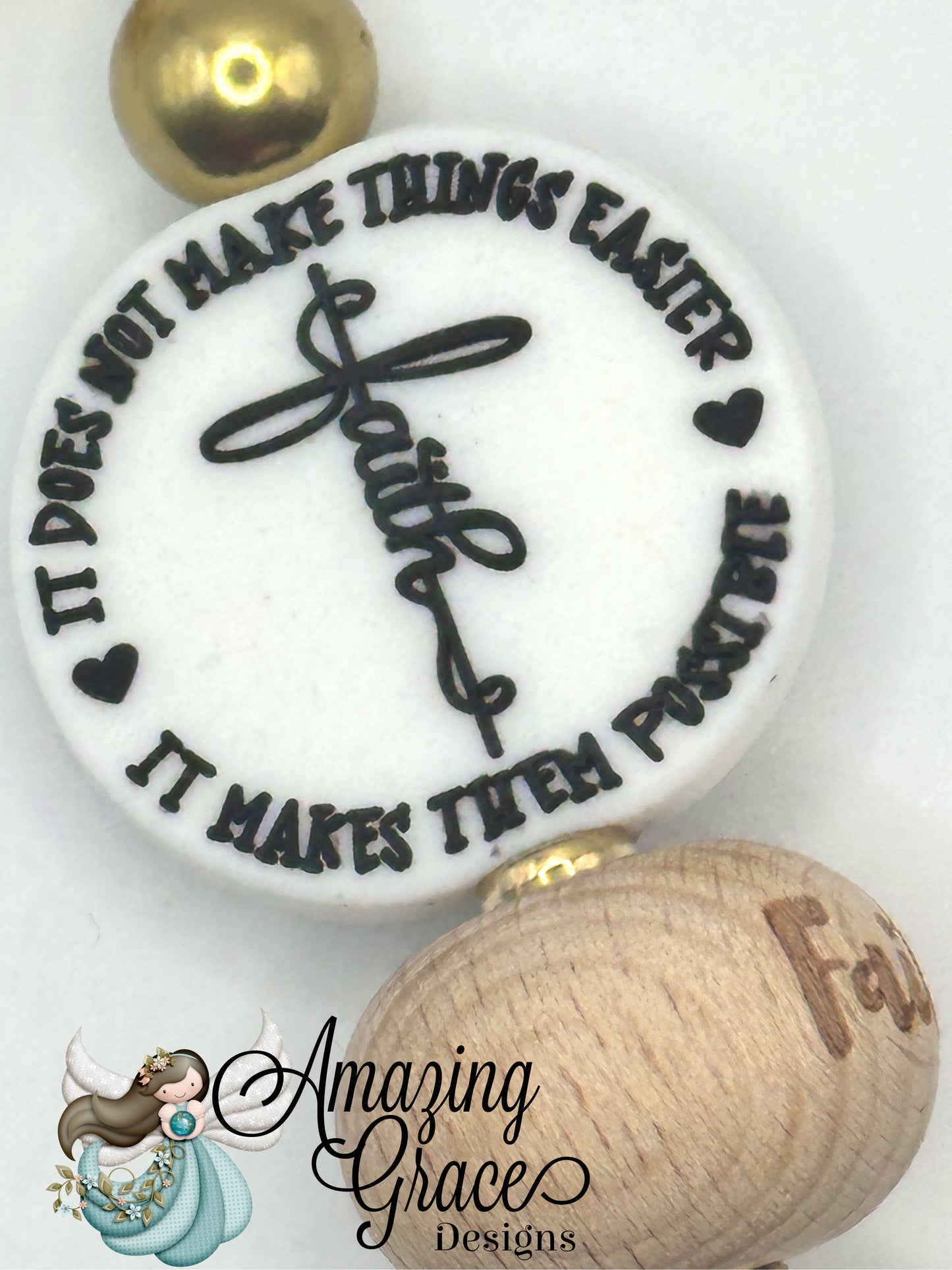 Faith Makes Things Possible Keybar Keychain