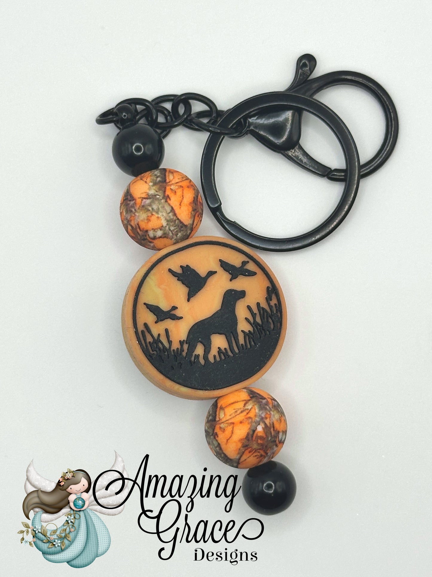 Hunting Silhouette Keychain