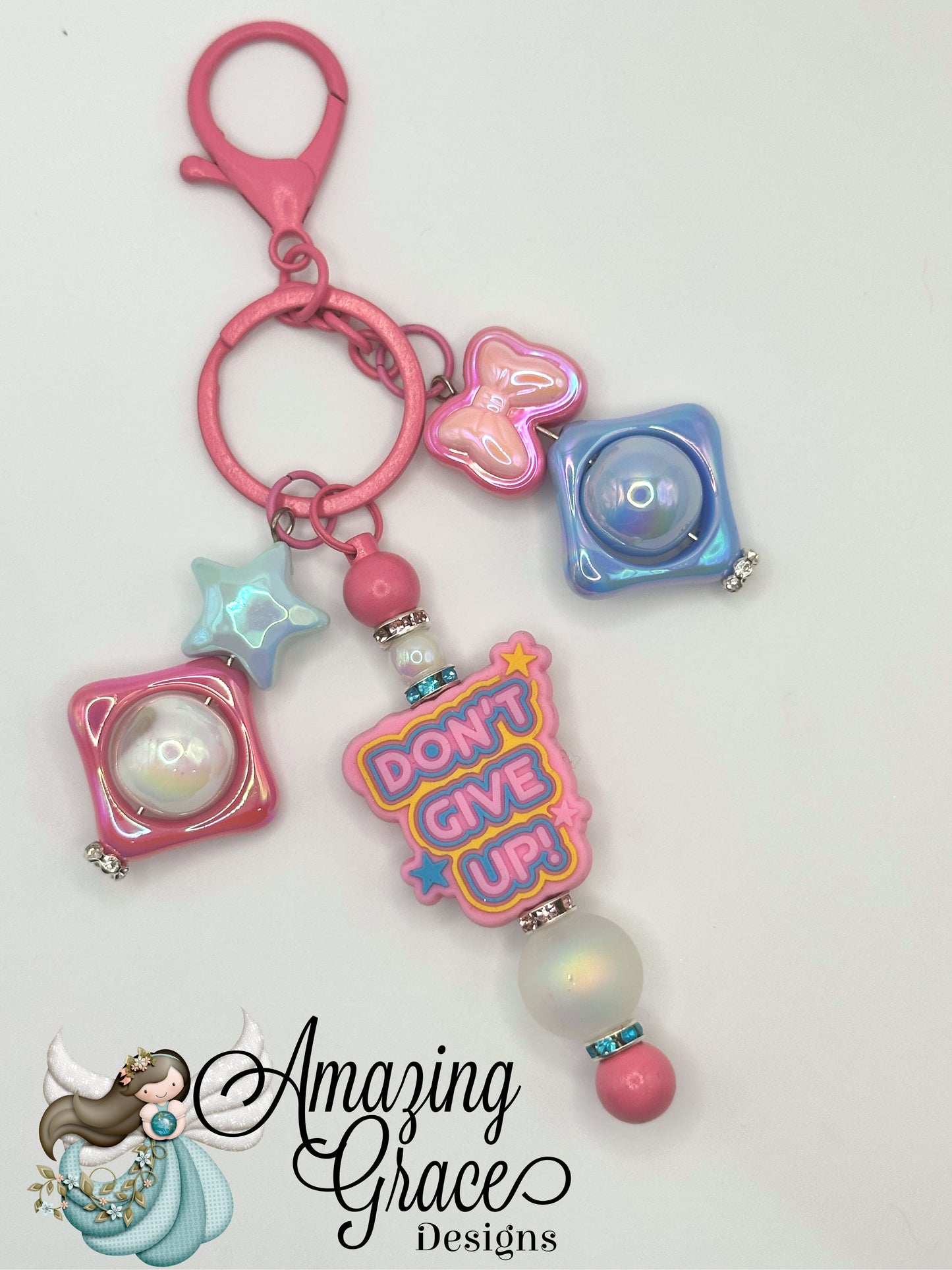 Don't Give Up! Motivational Keychain