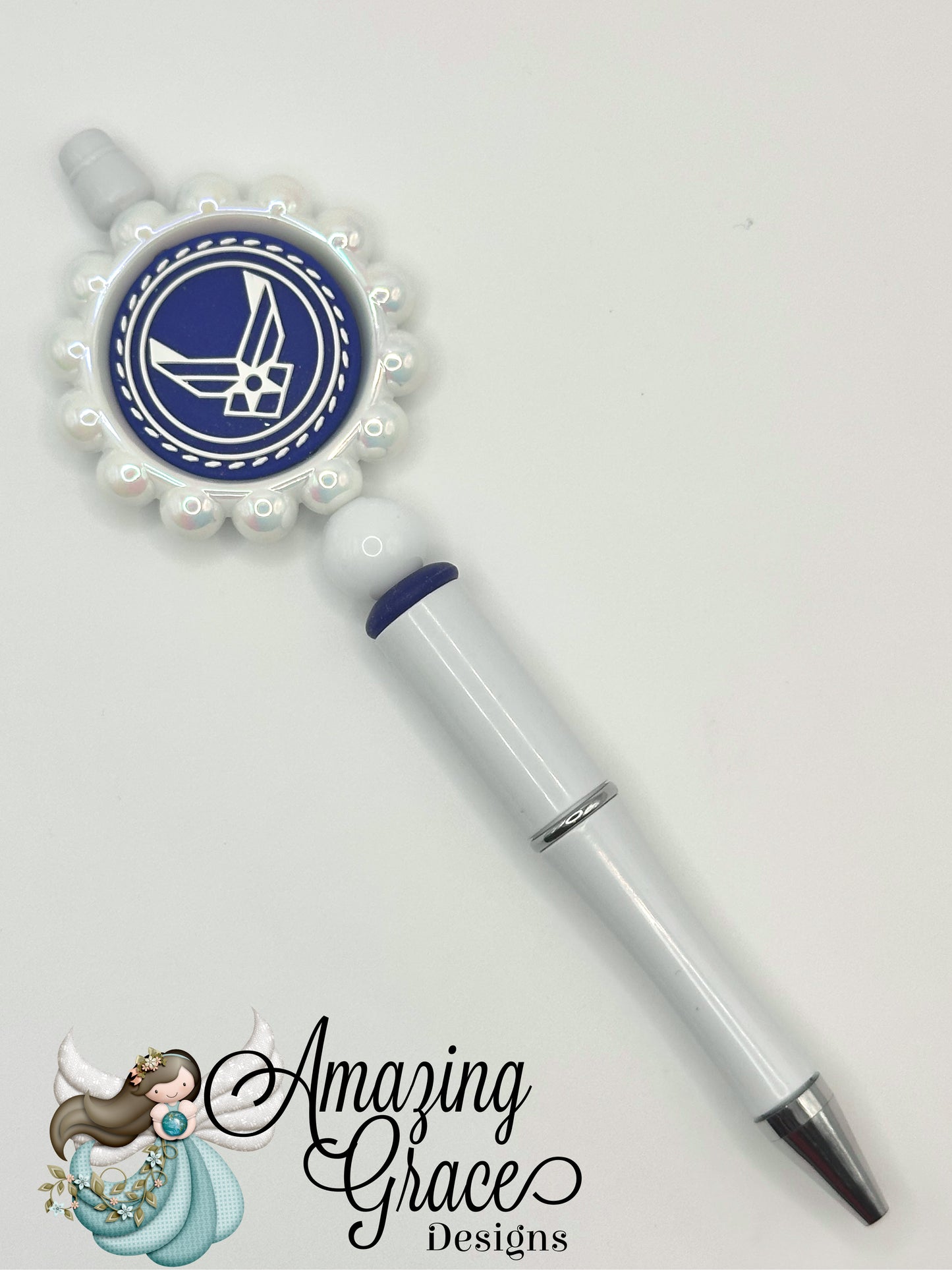 US Air Force Beaded Pen