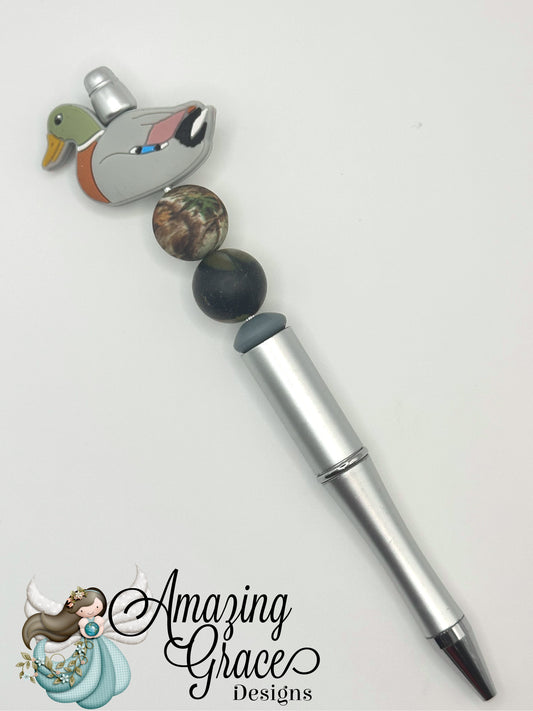 Duck Hunting Beaded Pen
