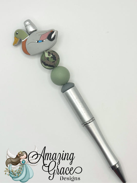 Duck Hunting Beaded Pen