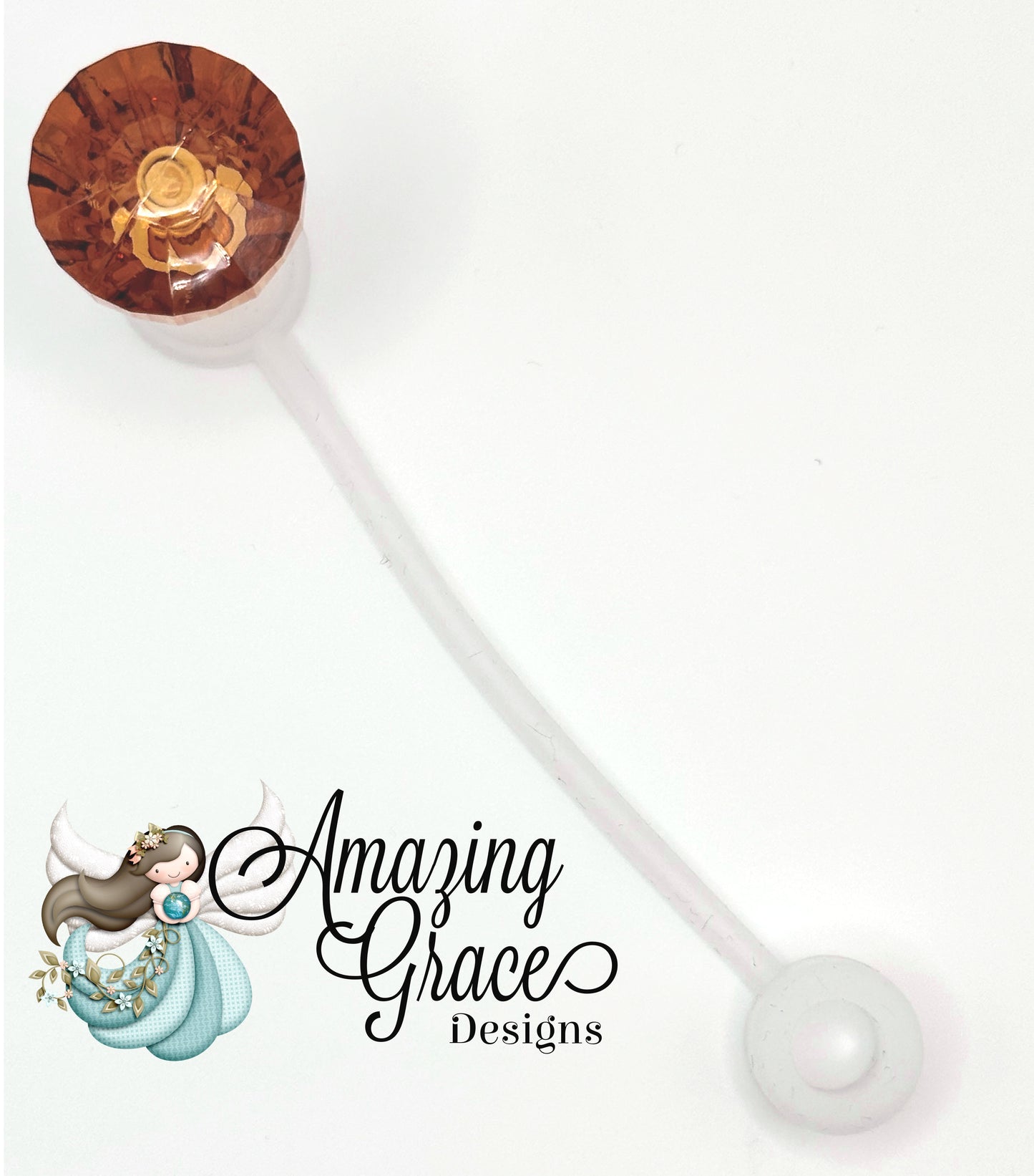 Sparkling Diamond Acrylic Straw Topper - Tumbler Charm