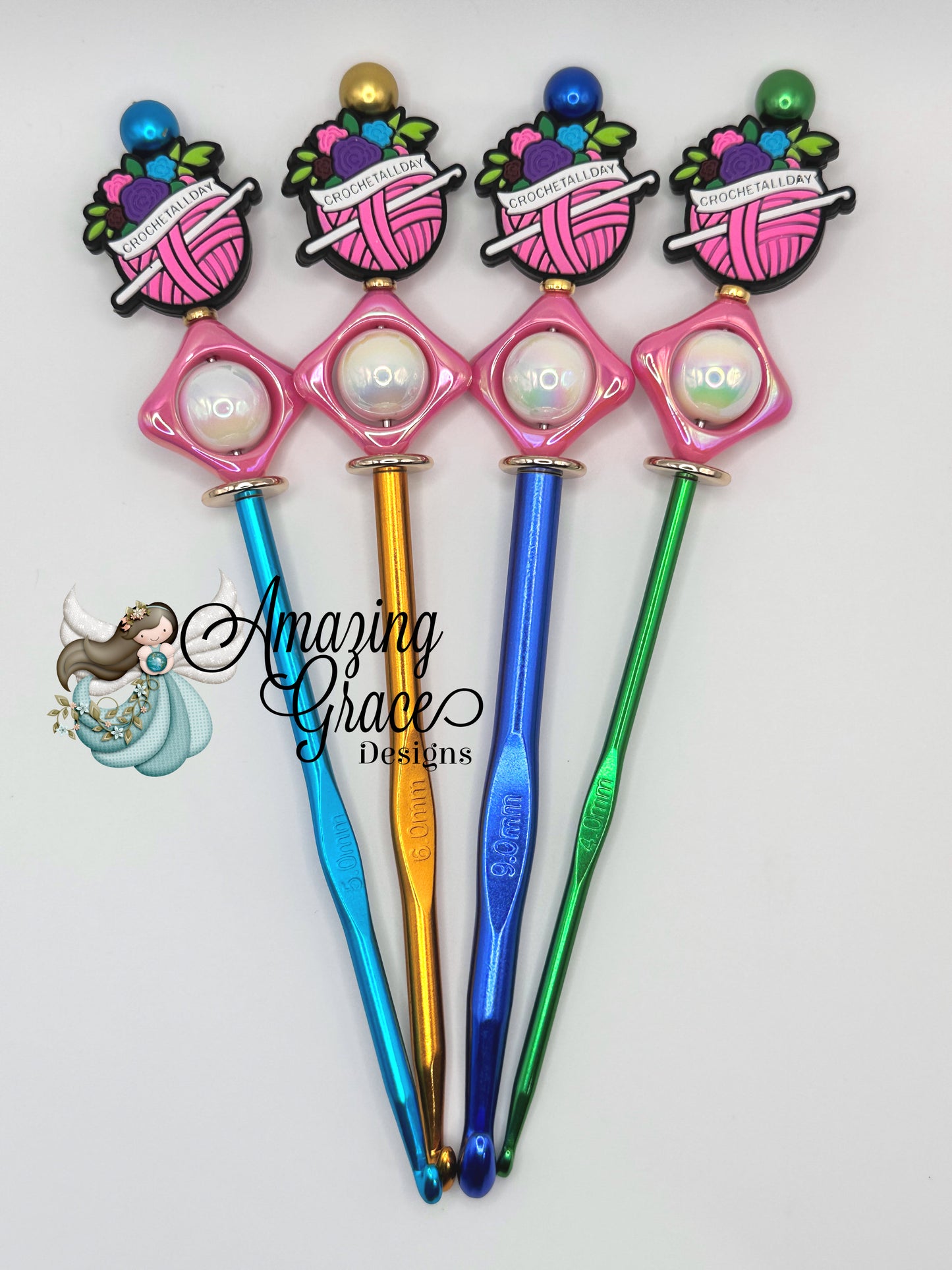 Crochet All Day Hook Set - 4 Piece (5.0mm, 6.0mm, 7.0mm, 4.0mm)