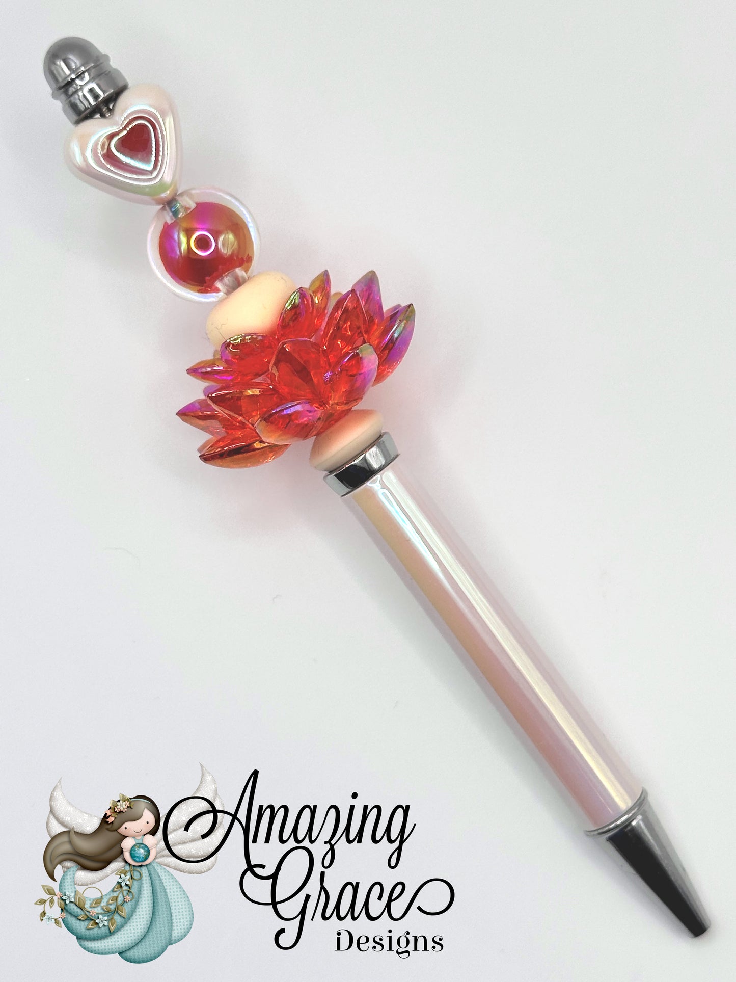 Enchanted Lotus Heart Pen Duo