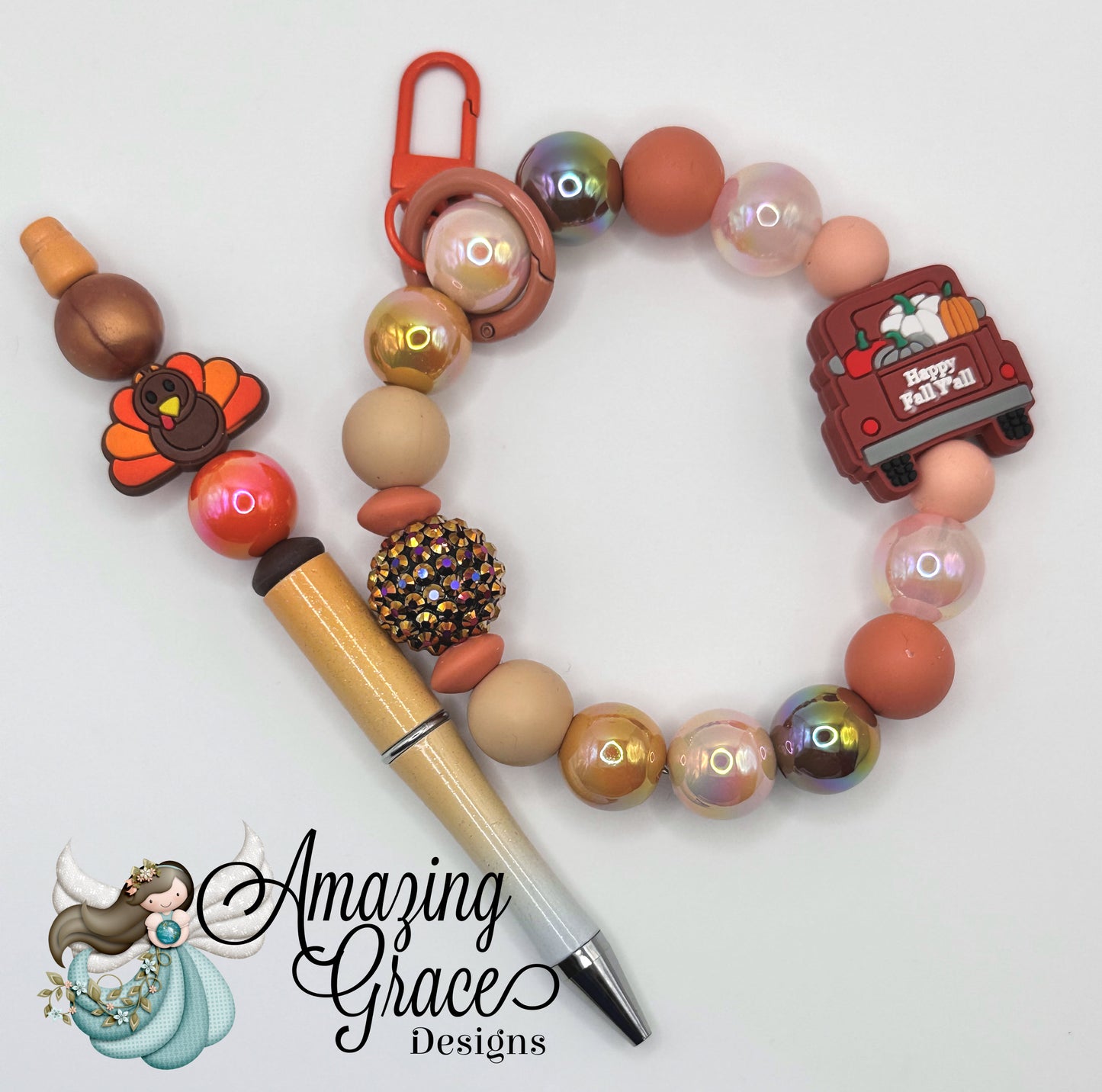 Autumn Glow Pen & Wristlet Duo