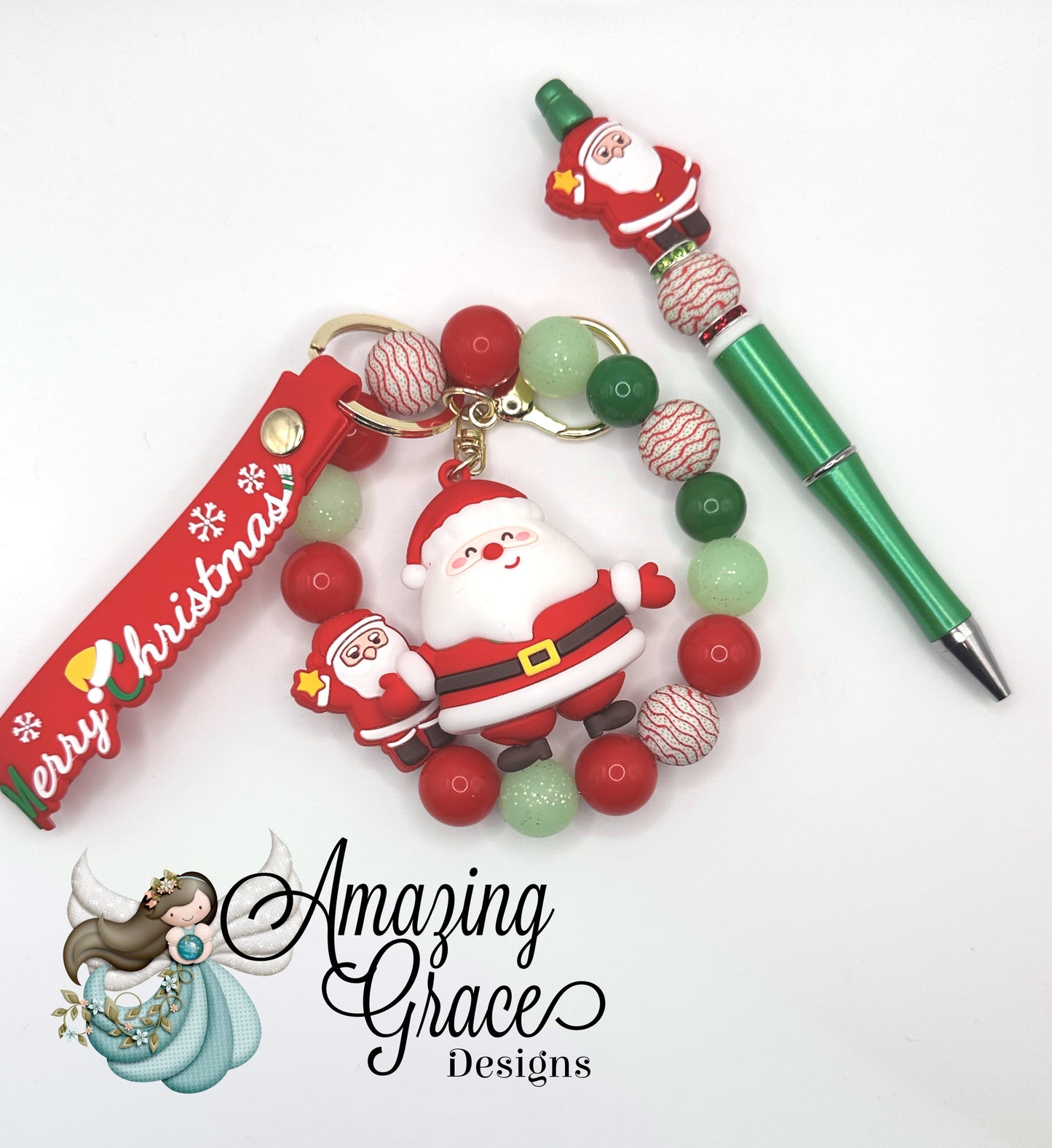 Jolly Santa Pen & Wristlet Cheer