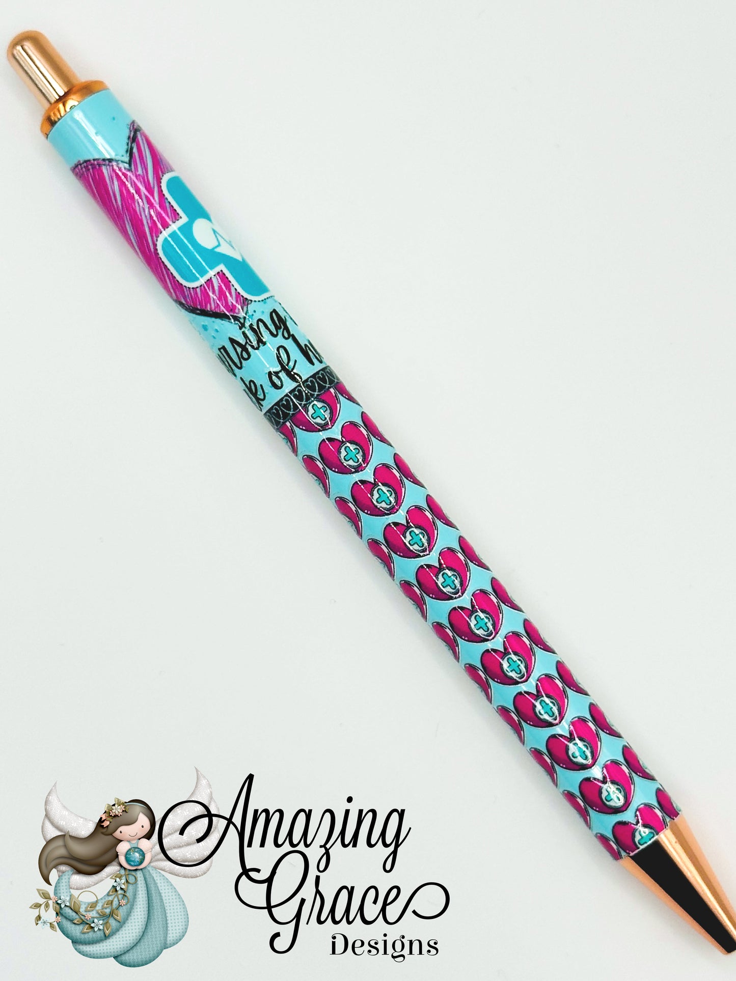 "Nursing is a Work of Heart" UVDTF Pen