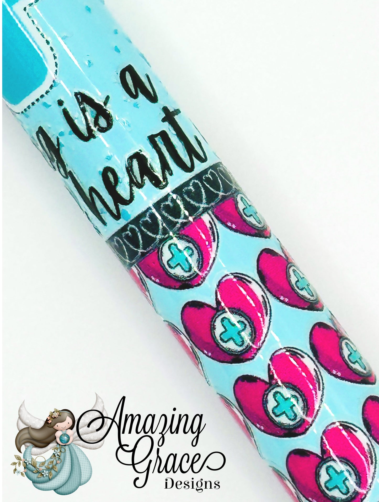 "Nursing is a Work of Heart" UVDTF Pen