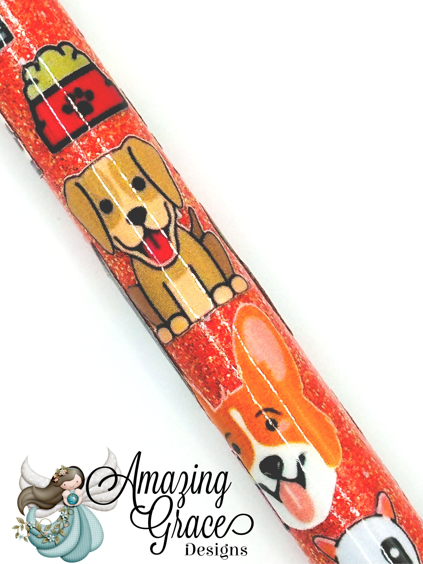 Dog Lover Glitter UVDTF Pen