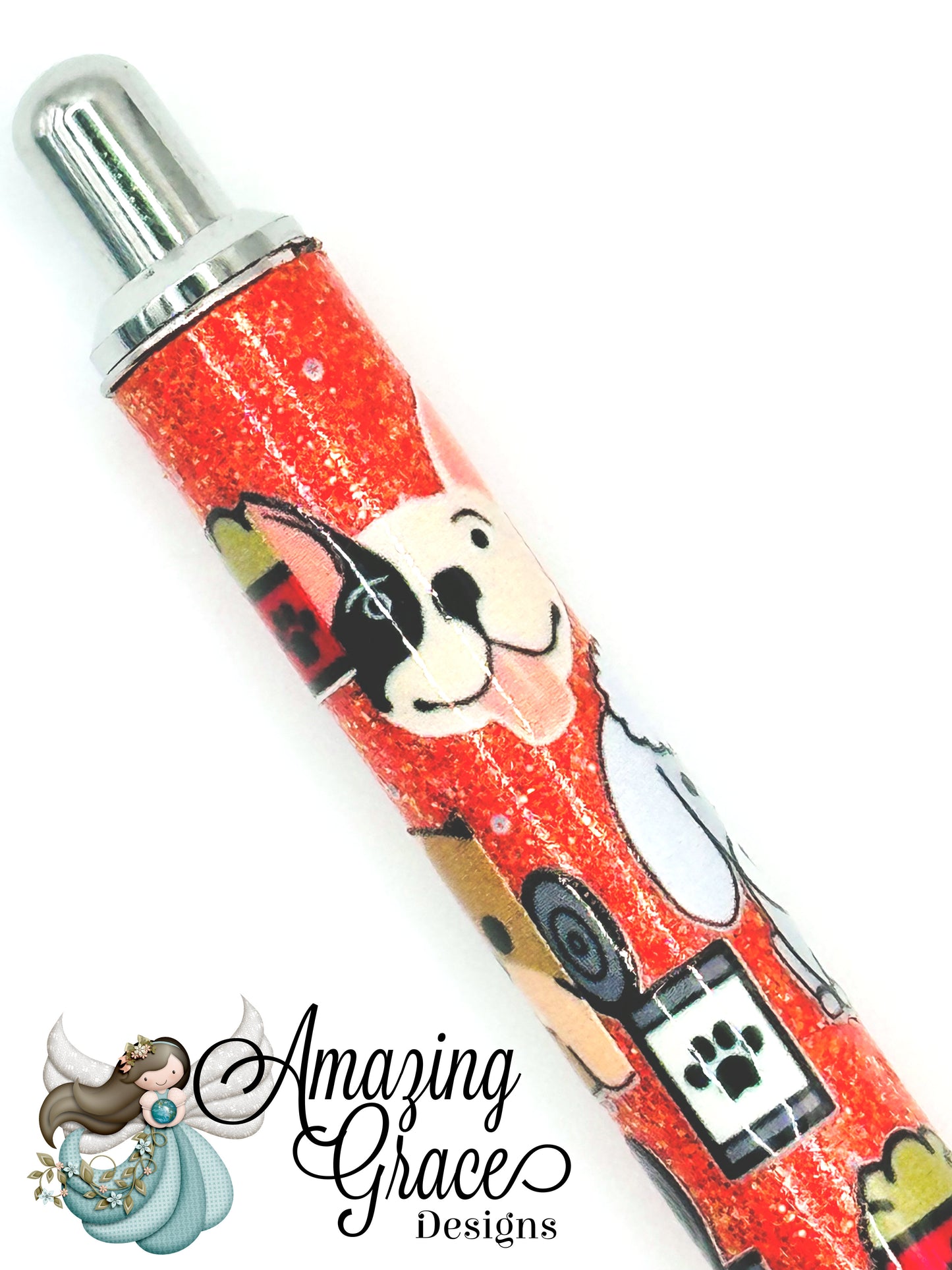 Dog Lover Glitter UVDTF Pen