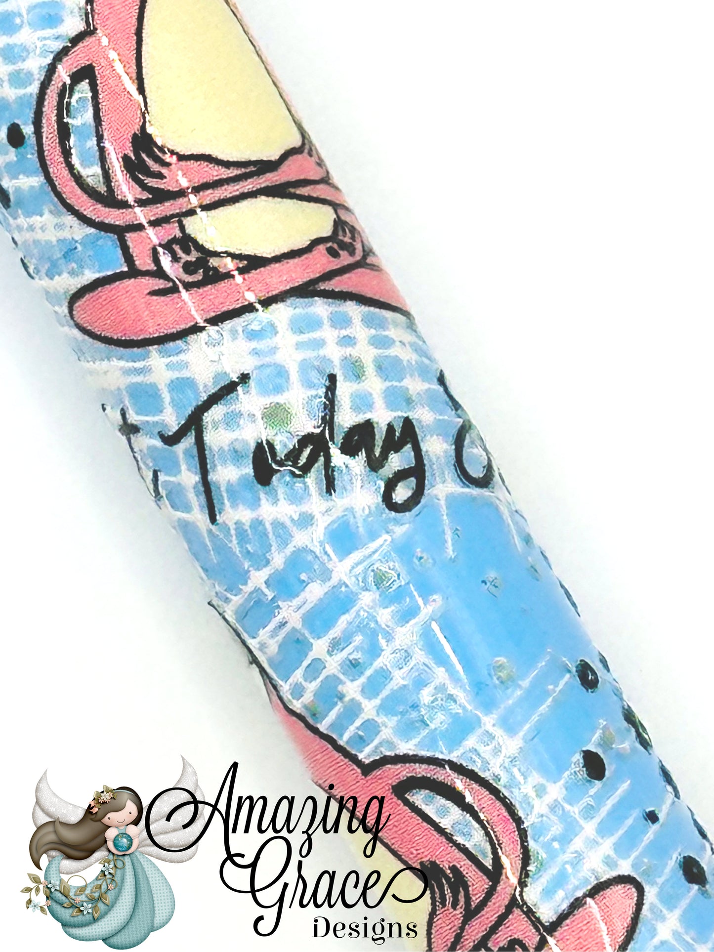 "Not Today Satan" Sloth UVDTF Pen