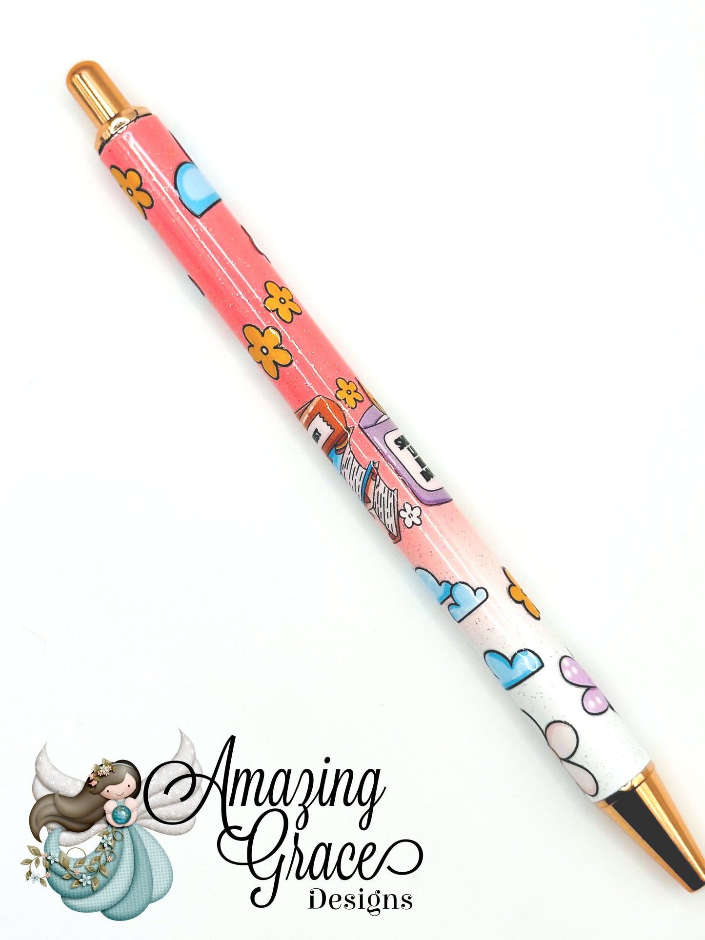 Book Lover "One More Chapter" UVDTF Pen