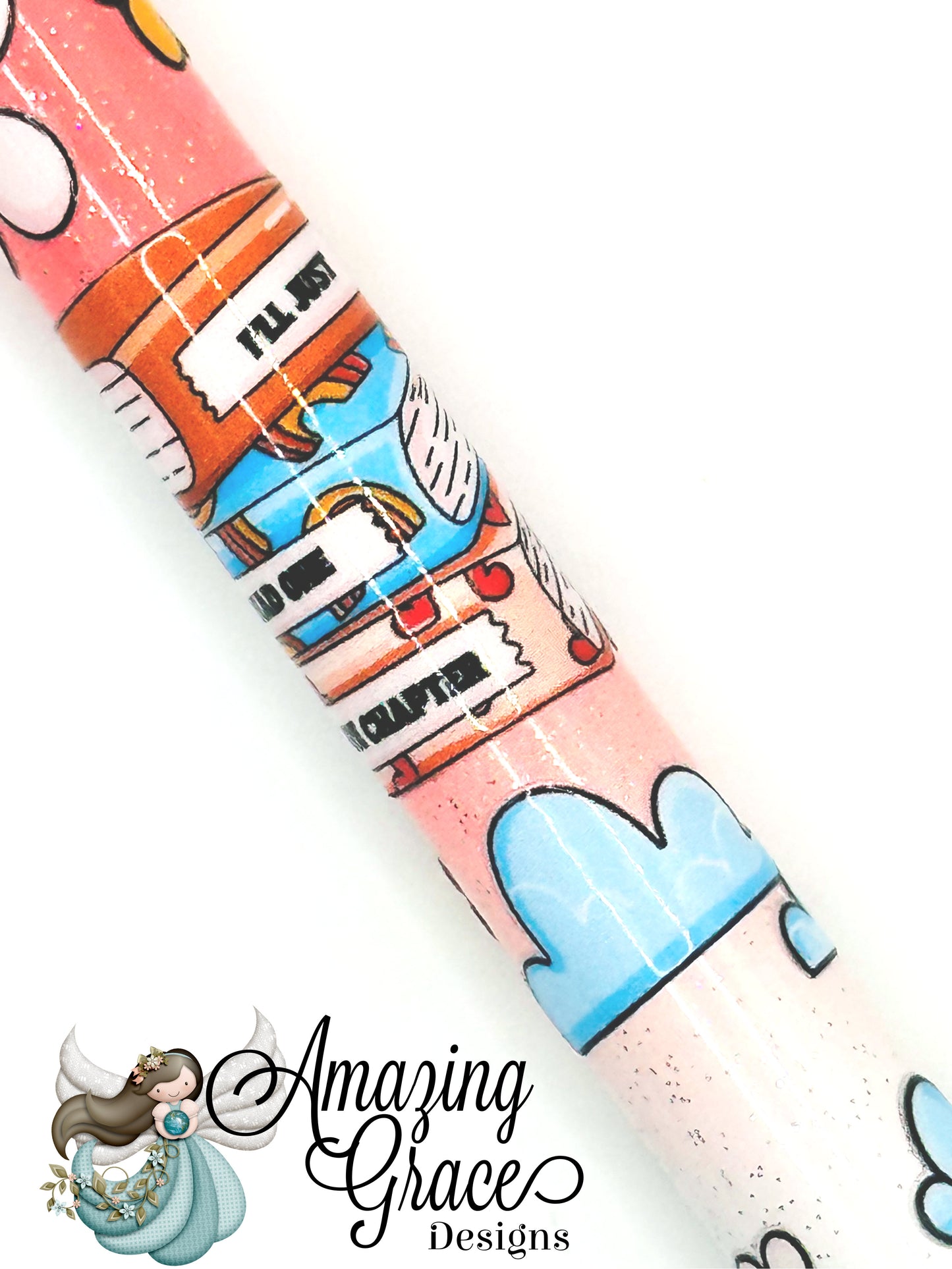 Book Lover "One More Chapter" UVDTF Pen