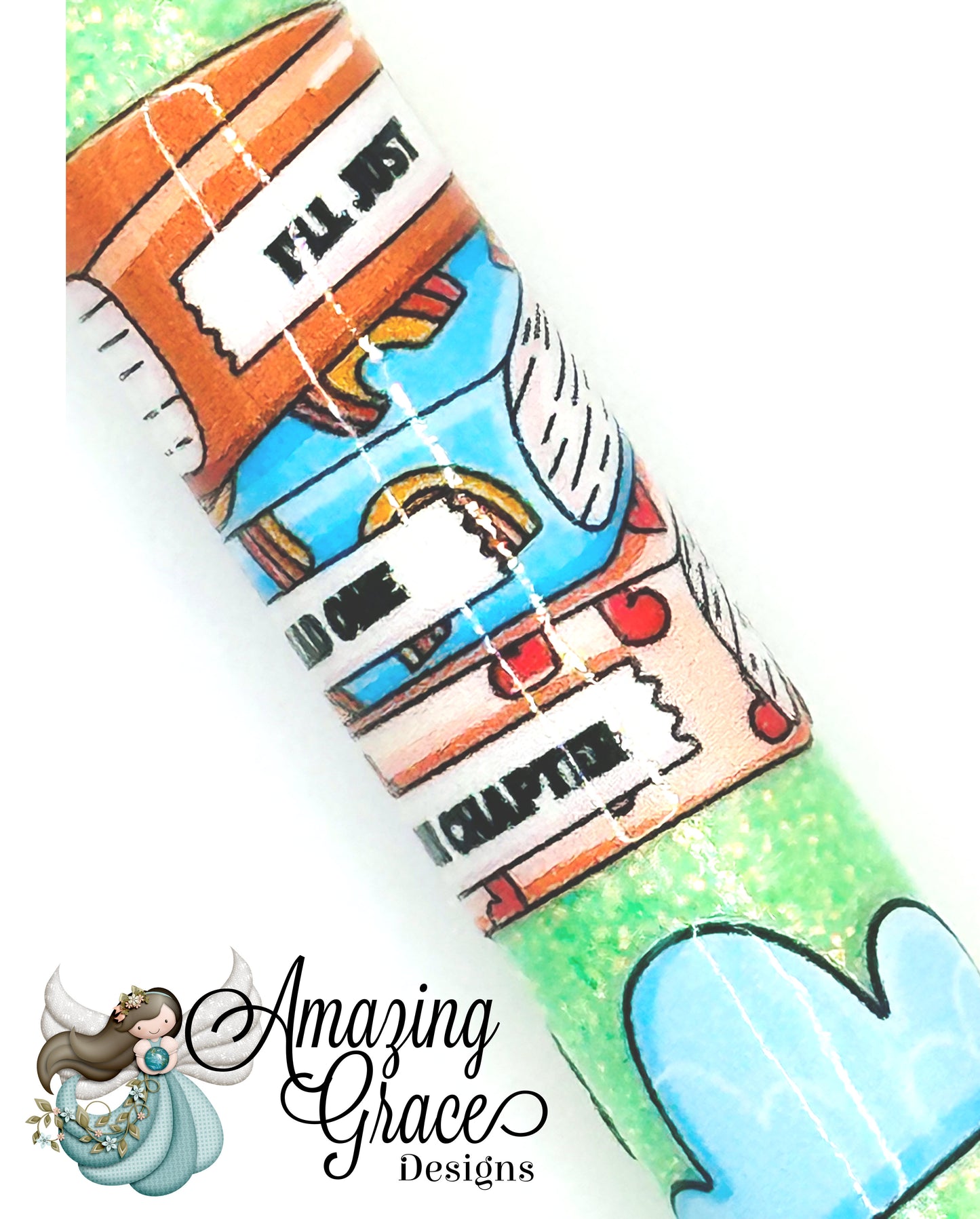 Book Lover "One More Chapter" UVDTF Pen