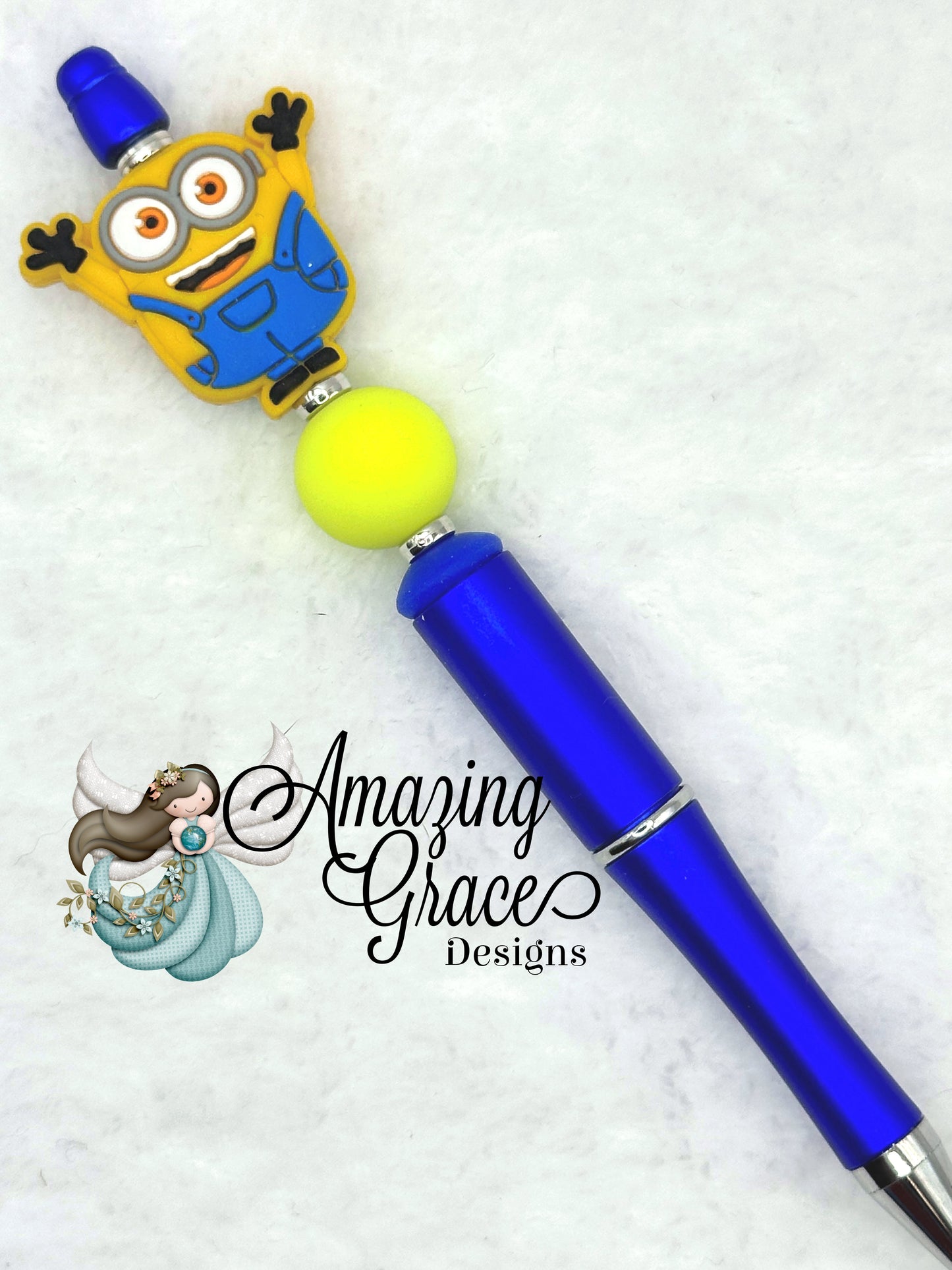 Blue & Yellow Googly-Eyed Pen Pair