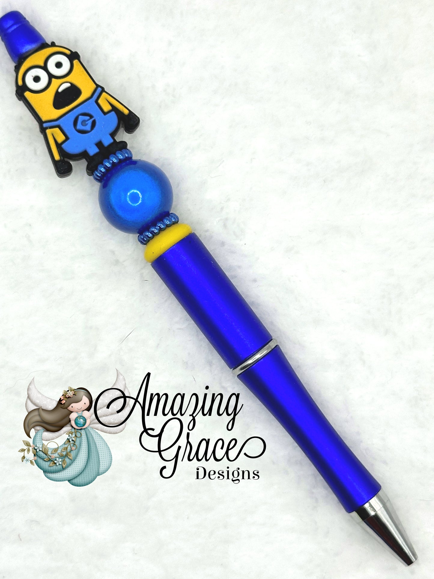 Blue & Yellow Googly-Eyed Pen Pair