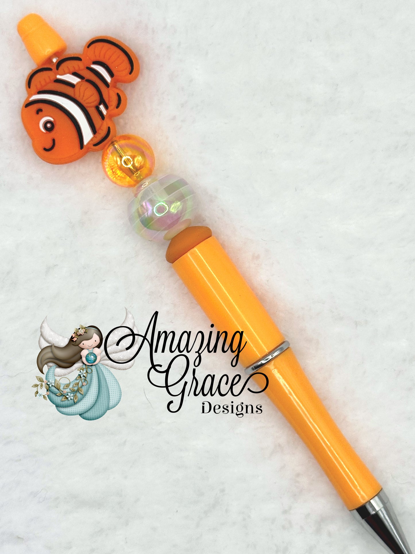 Happy Orange Fishy Pen