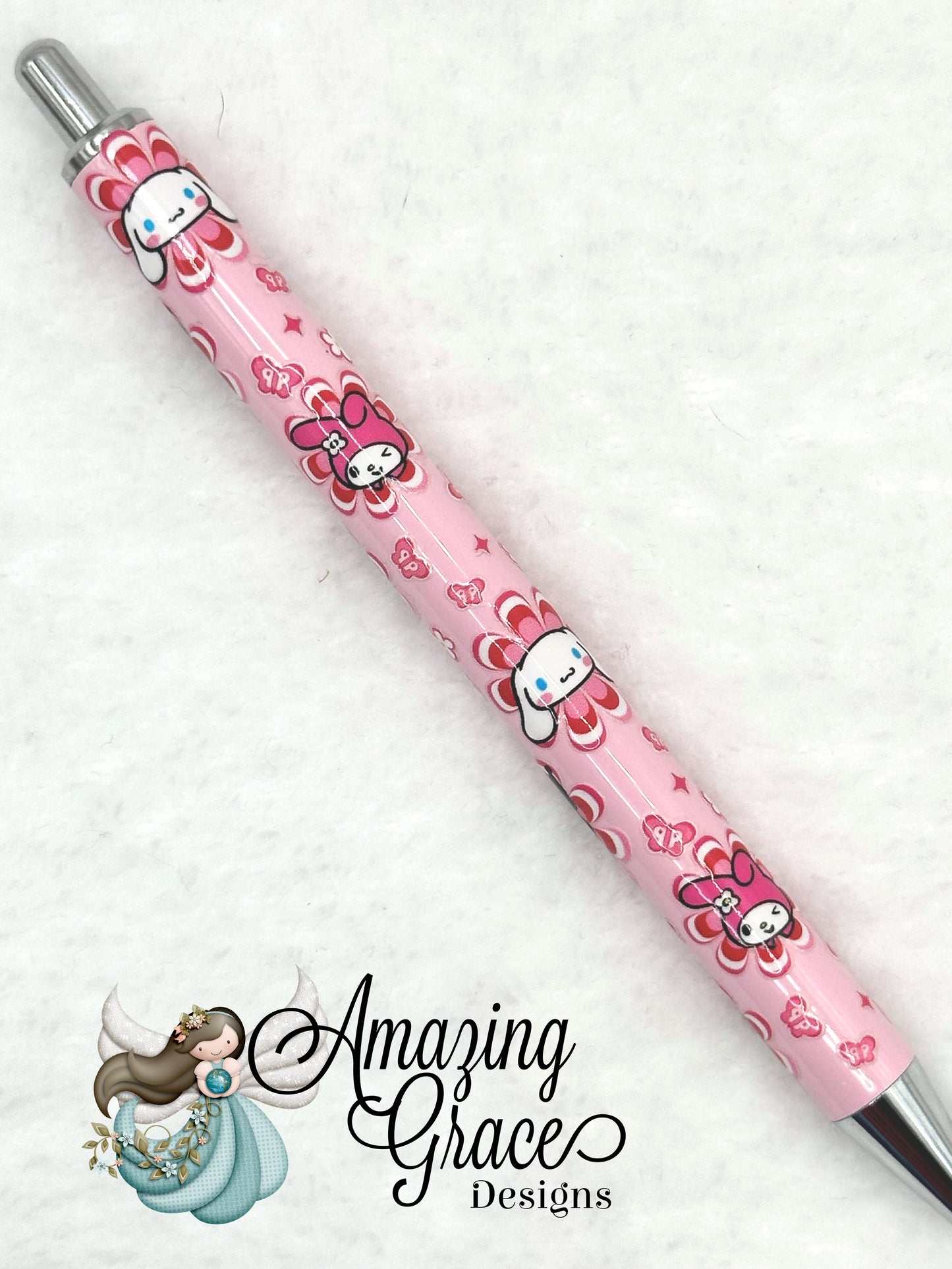 Adorable Characters Pink Pen
