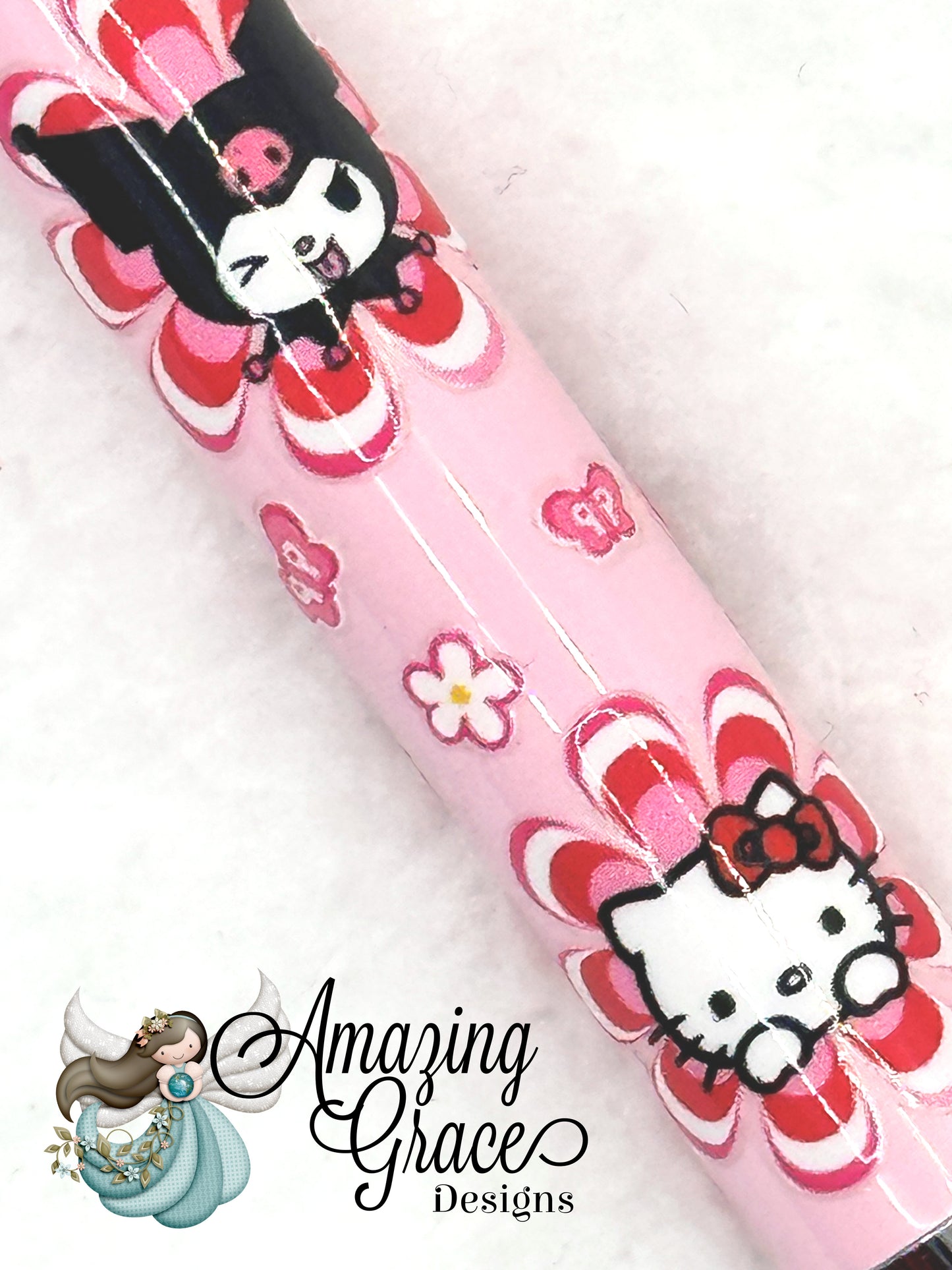 Adorable Characters Pink Pen
