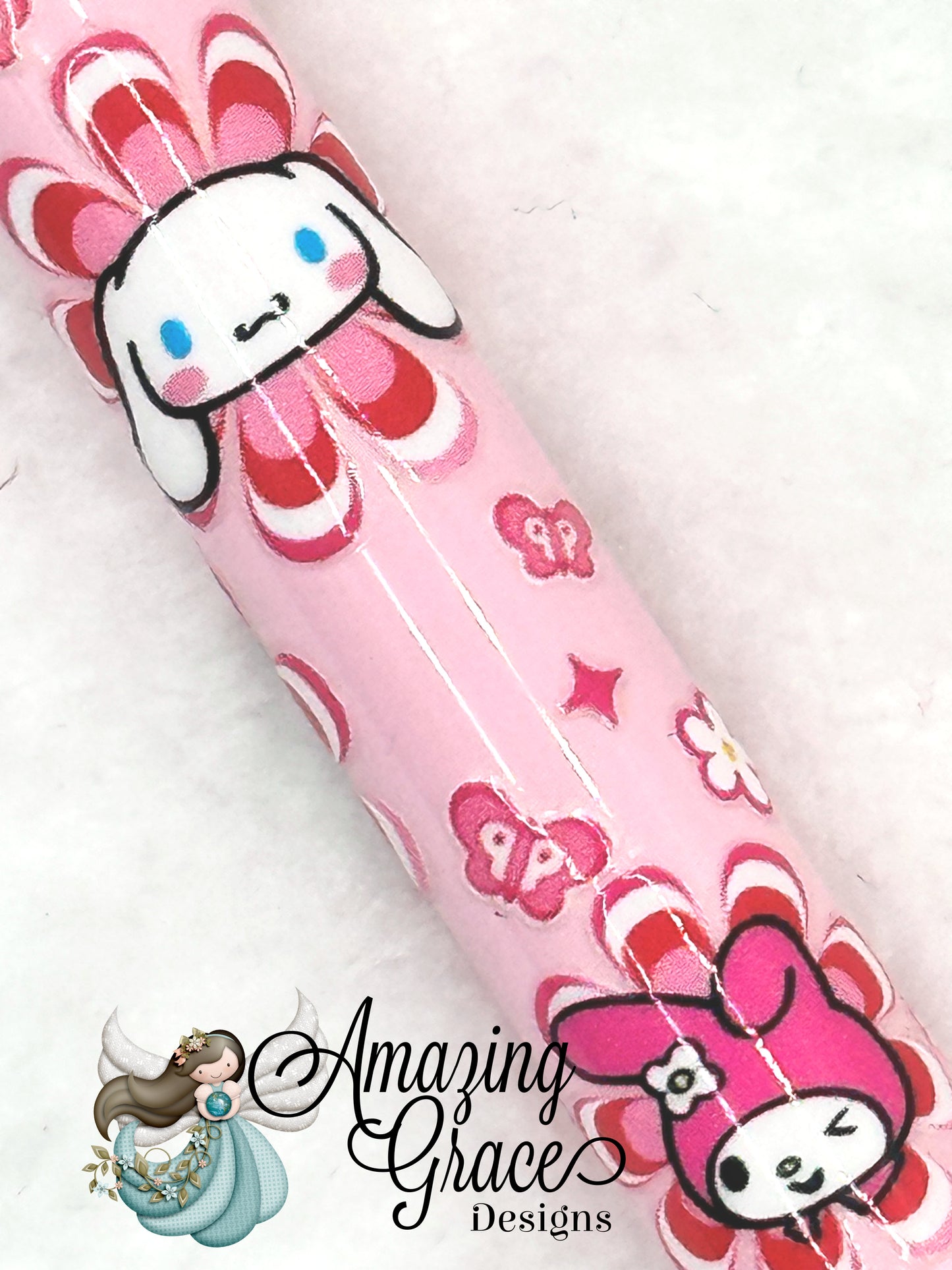 Adorable Characters Pink Pen