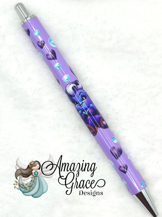 Whimsical Ocean-Inspired Character Pen