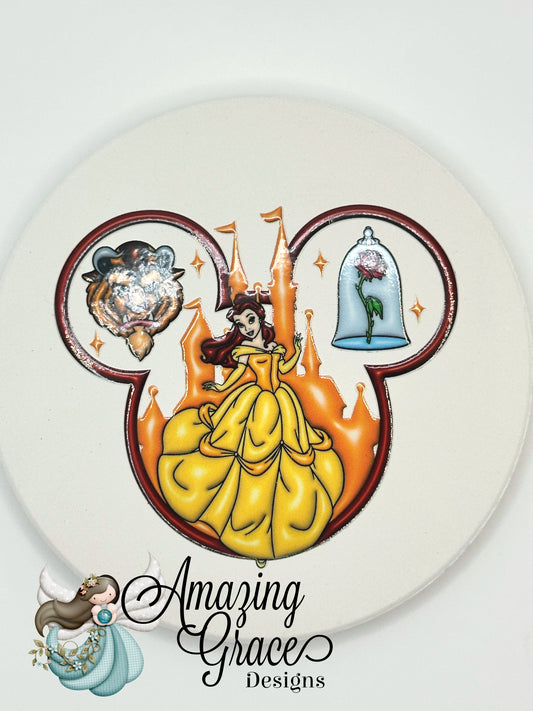 Enchanted Castle Fairytale Drink Coaster