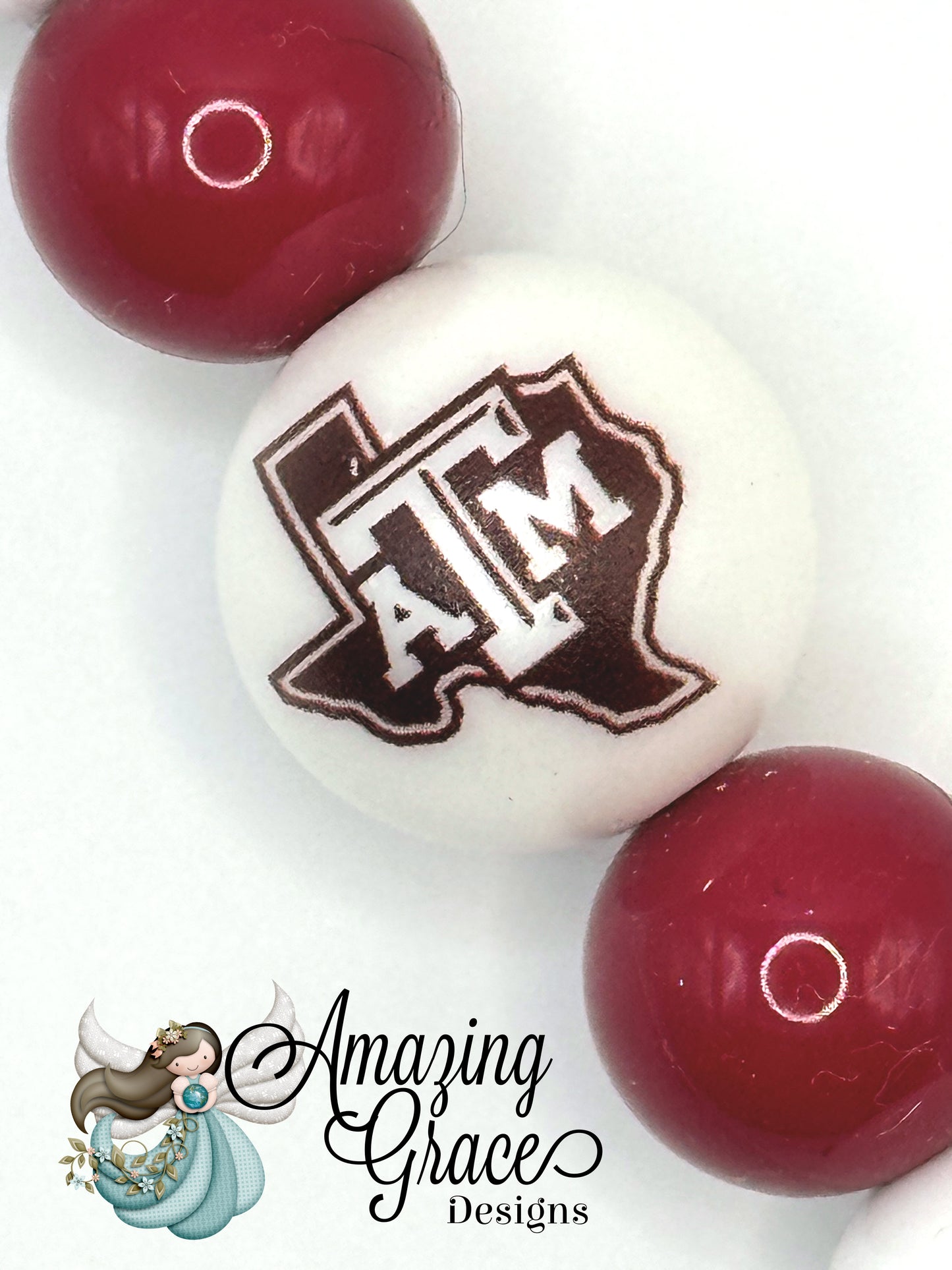 Collegiate Spirit Football Bow Charm