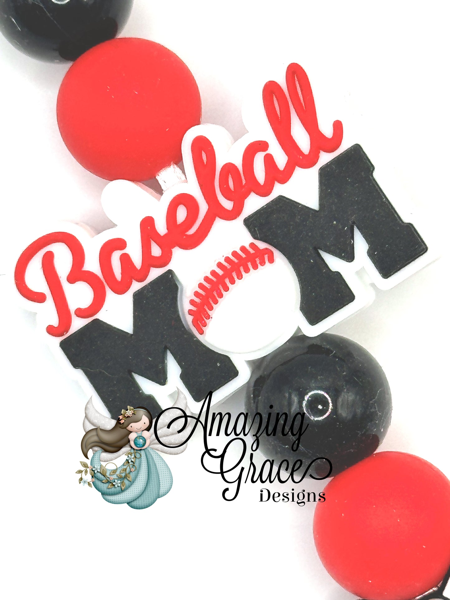 Baseball Mom Home Run Charm - Score Style Points!