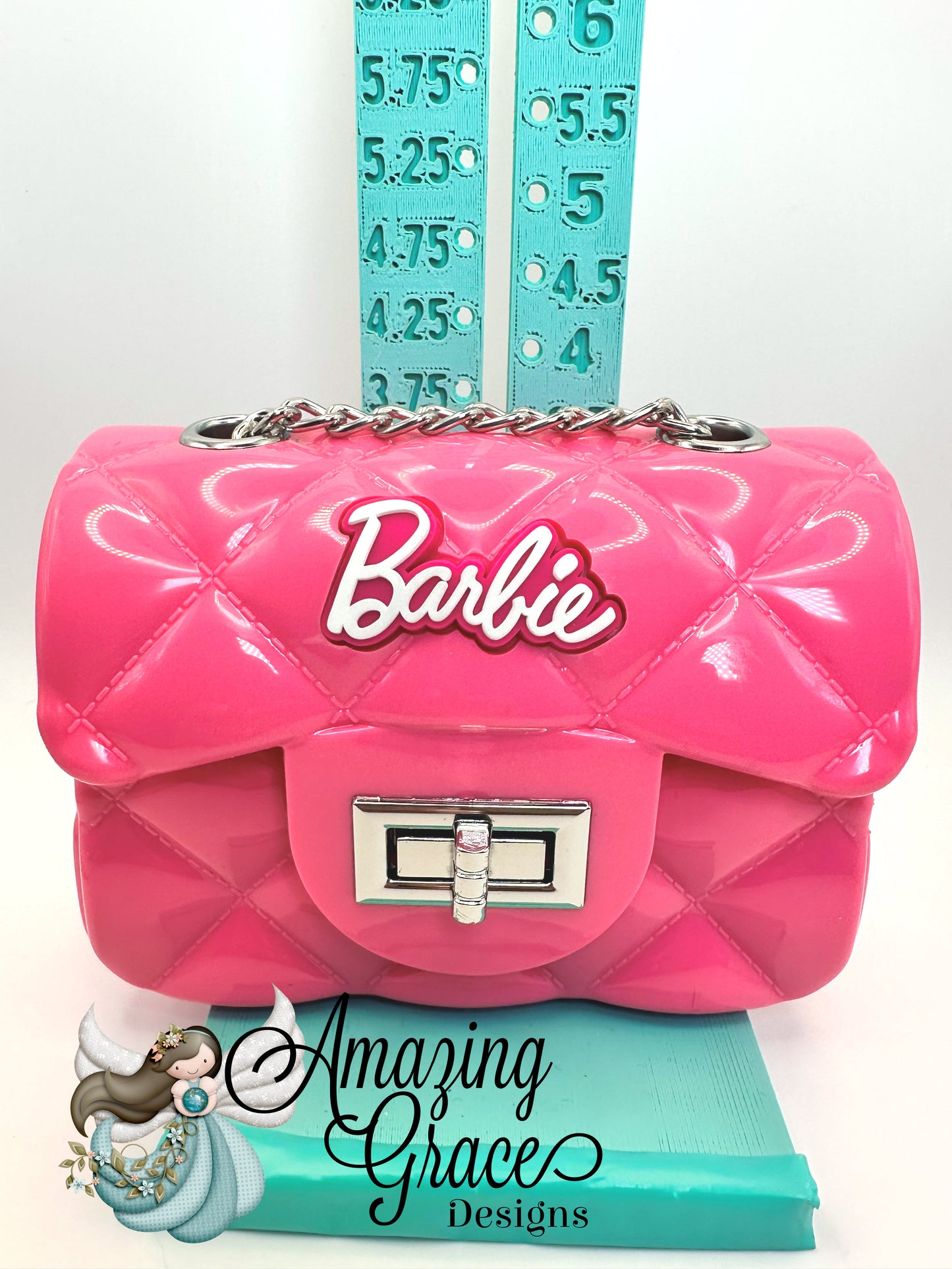 Doll Inspired Pink Quilted Crossbody Bag