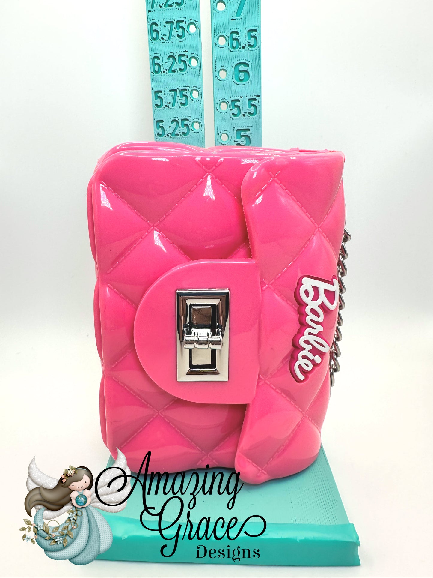 Doll Inspired Pink Quilted Crossbody Bag