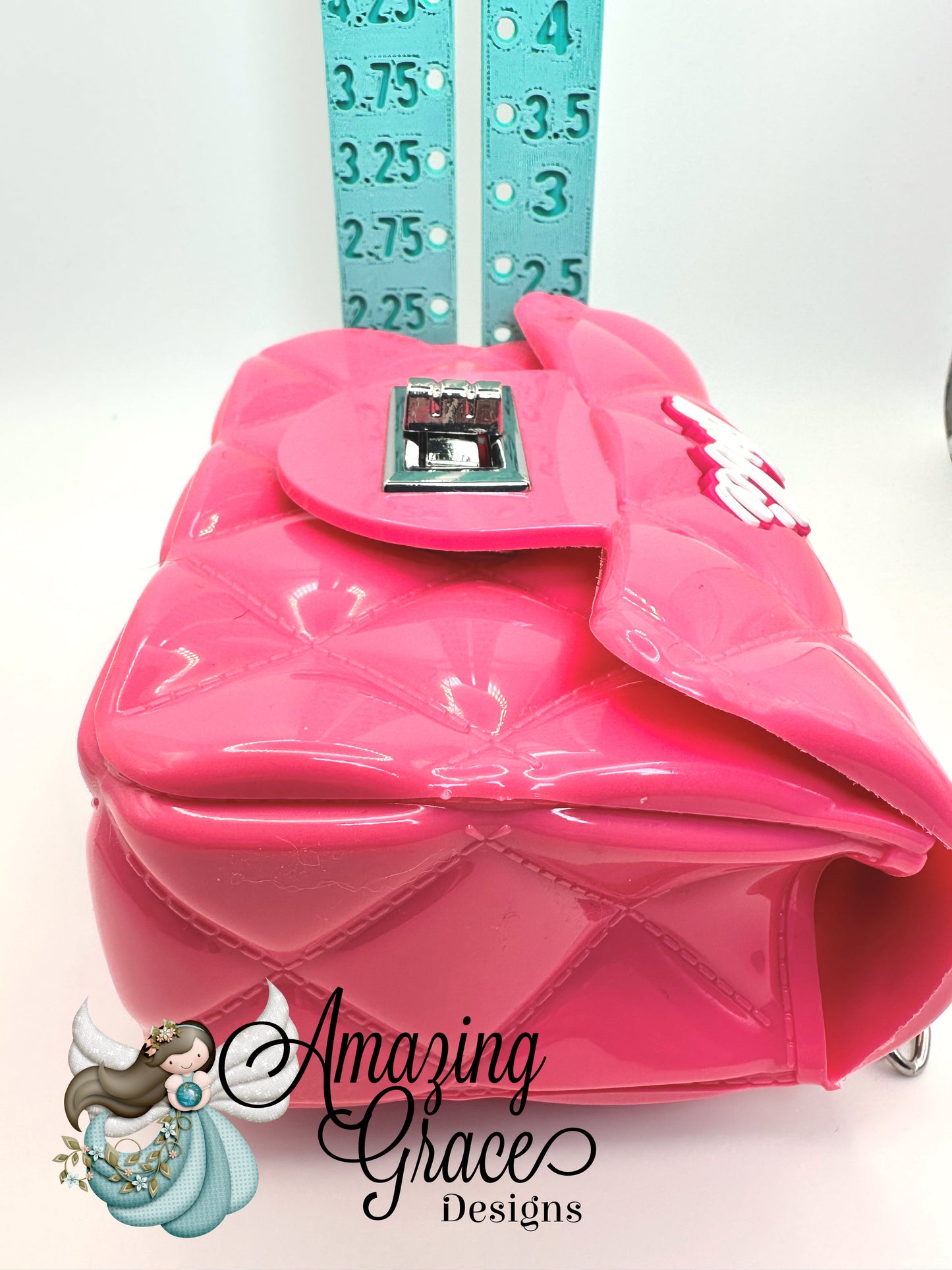 Doll Inspired Pink Quilted Crossbody Bag