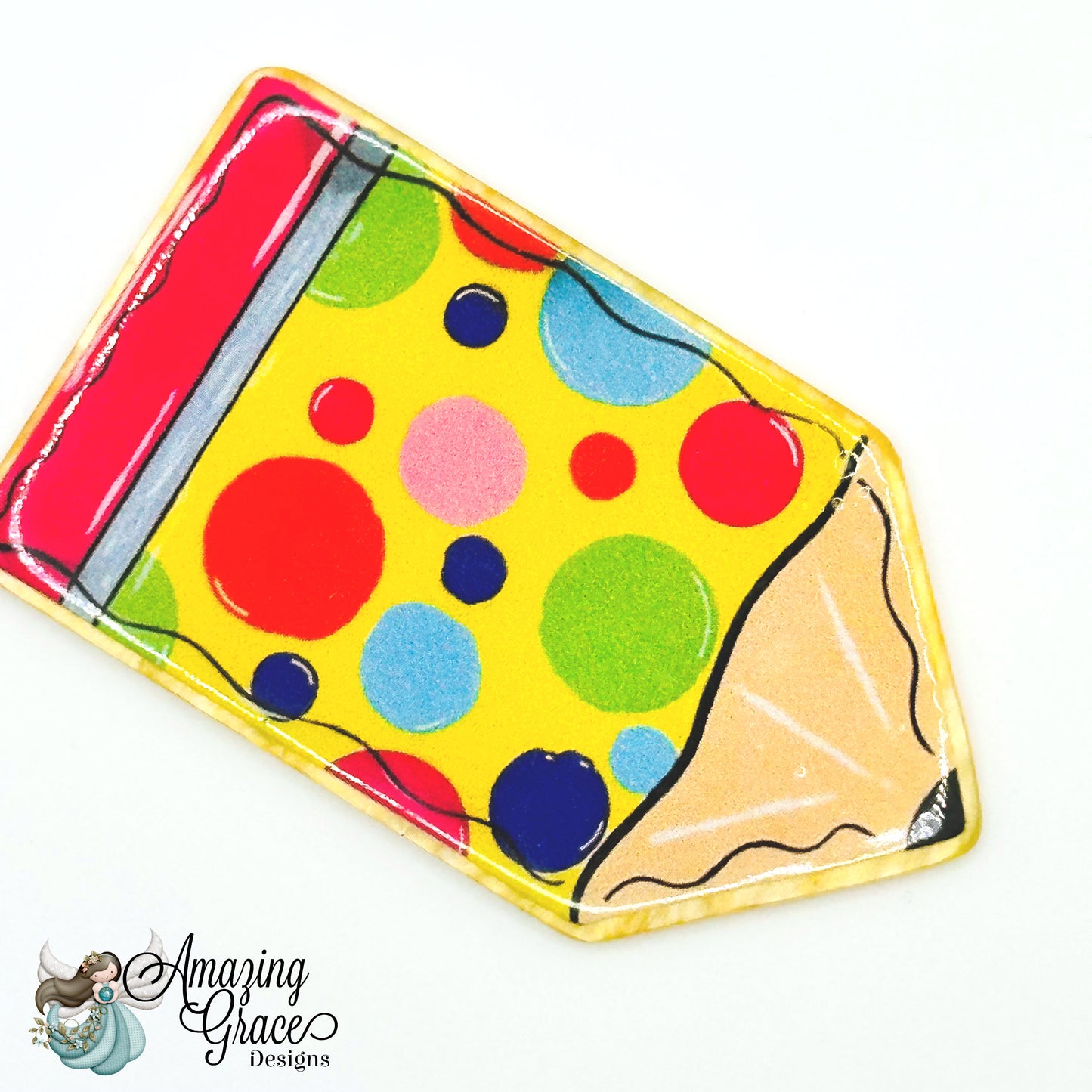 Colorful Pencil Badge Reel Topper